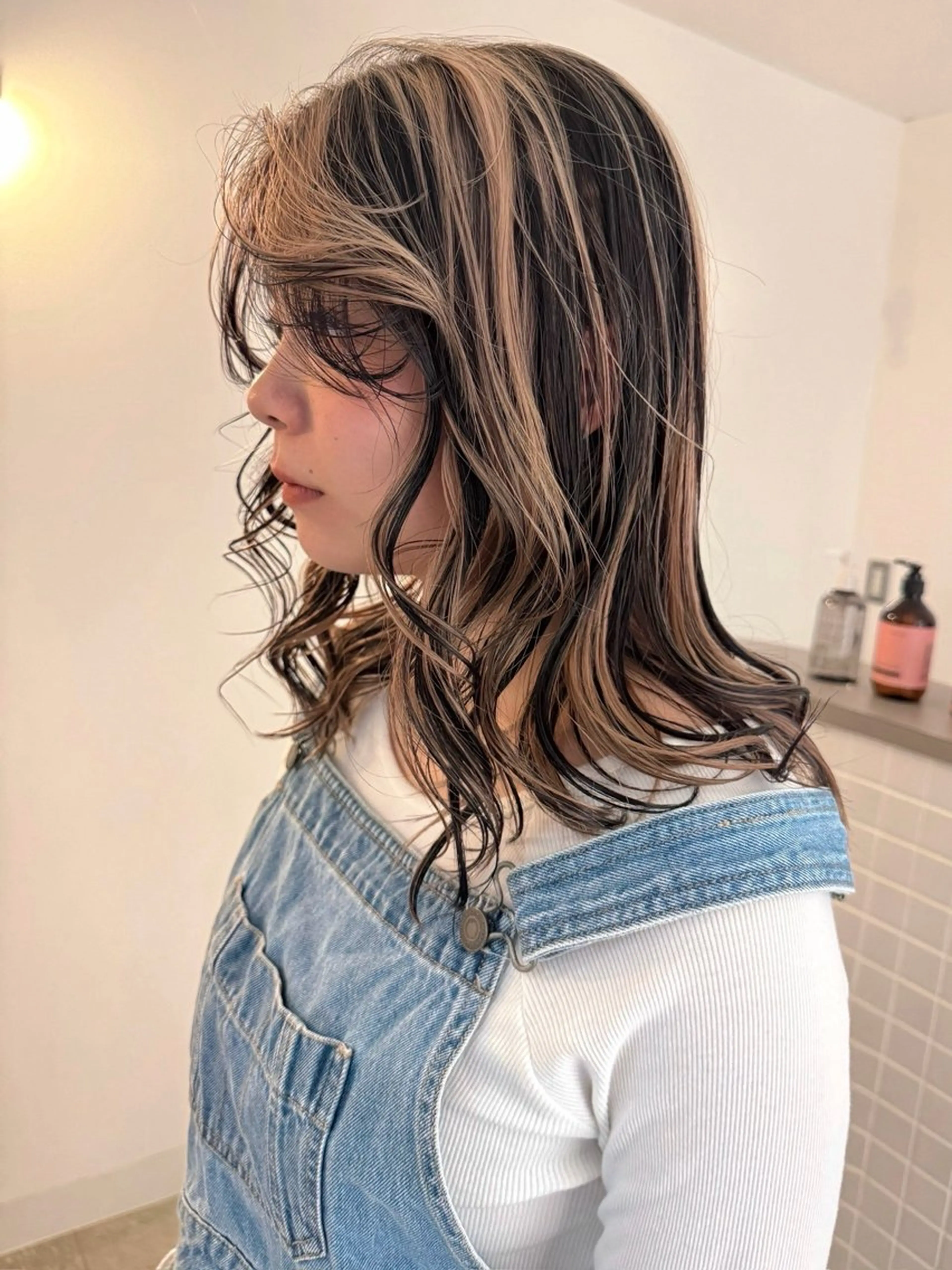 ロング カラー デザインカラー カット ヘアカラー トリートメント Kaito🐶 /デザイン/レイヤーのヘアスタイル
