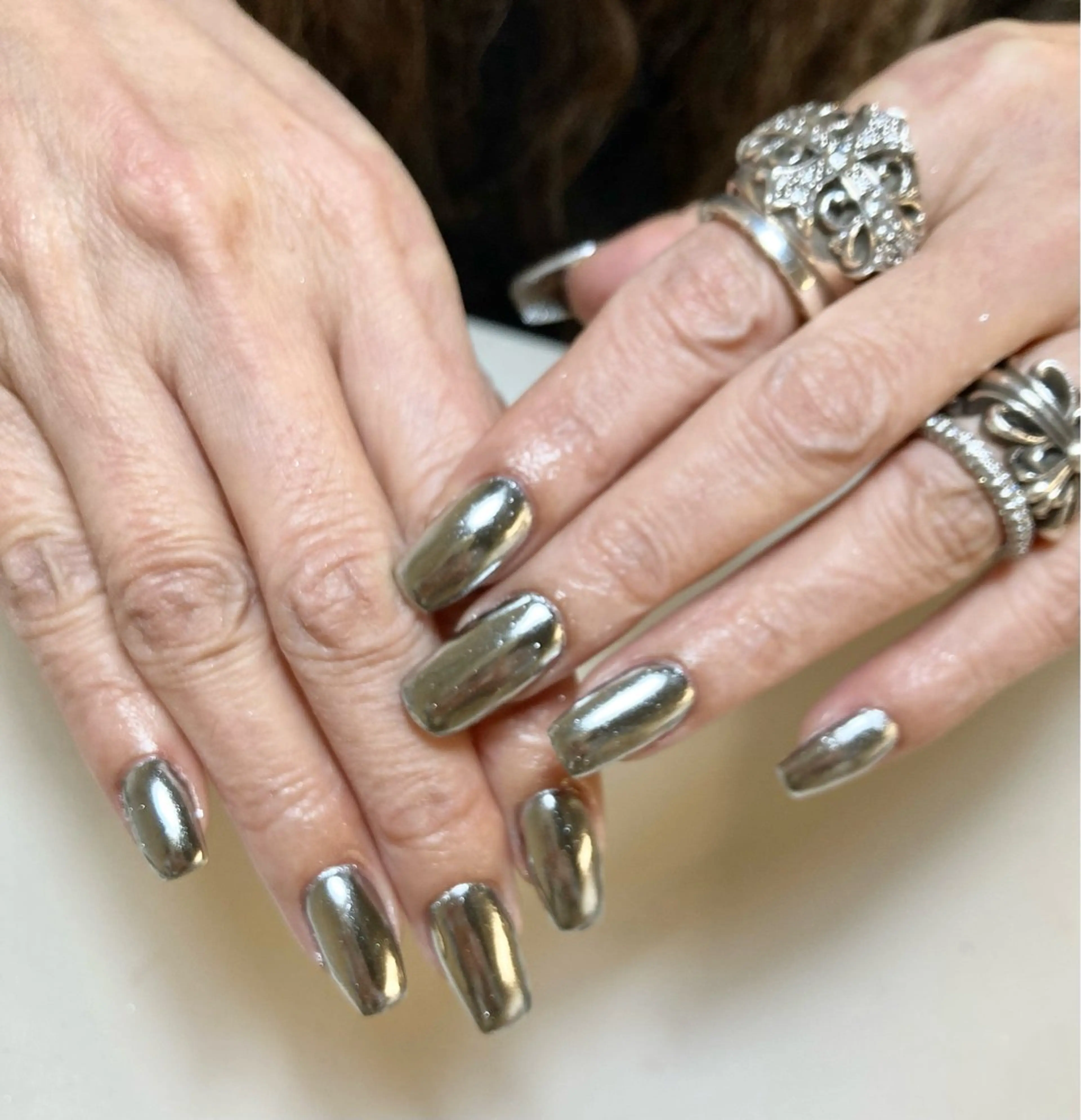 ネイル ミラーネイル 大分市都町のサロン in NUDGEの眉毛・アイブロウイメージ