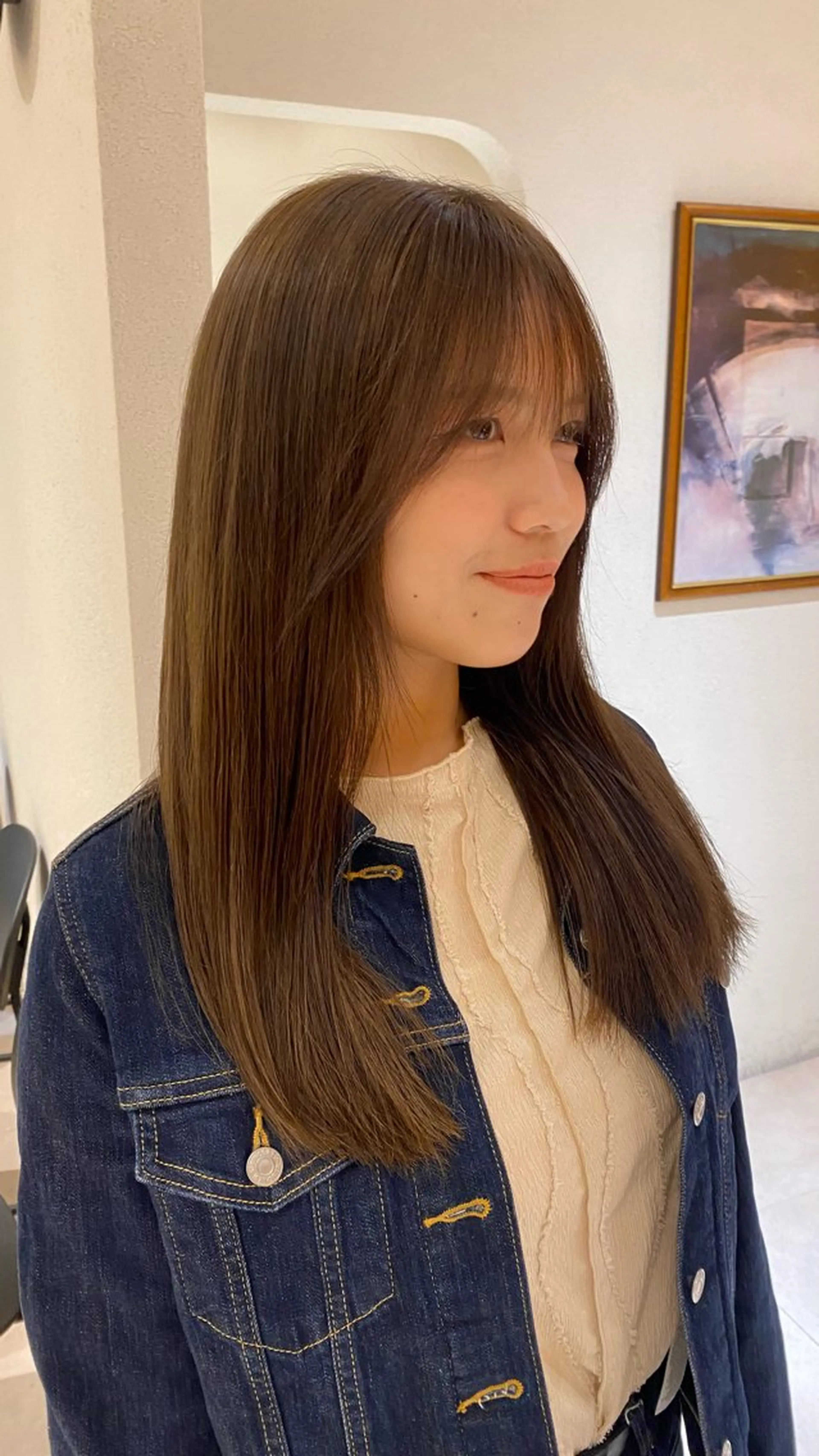 ロング カラー 《無料カットモデル / perm》ナミのヘアスタイル