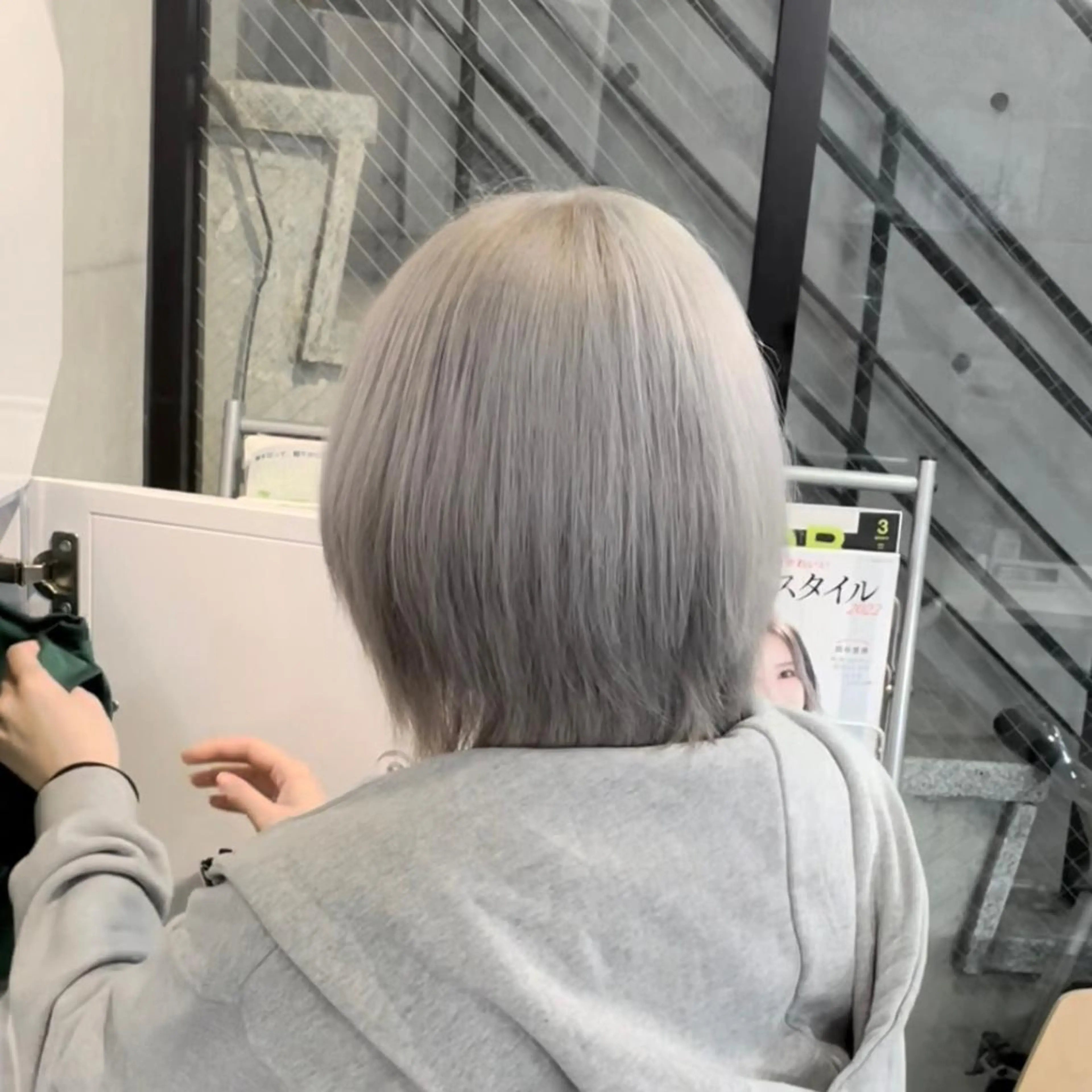 ミディアム カラー 髪質改善/ブリーチ /長山遼太郎のヘアスタイル