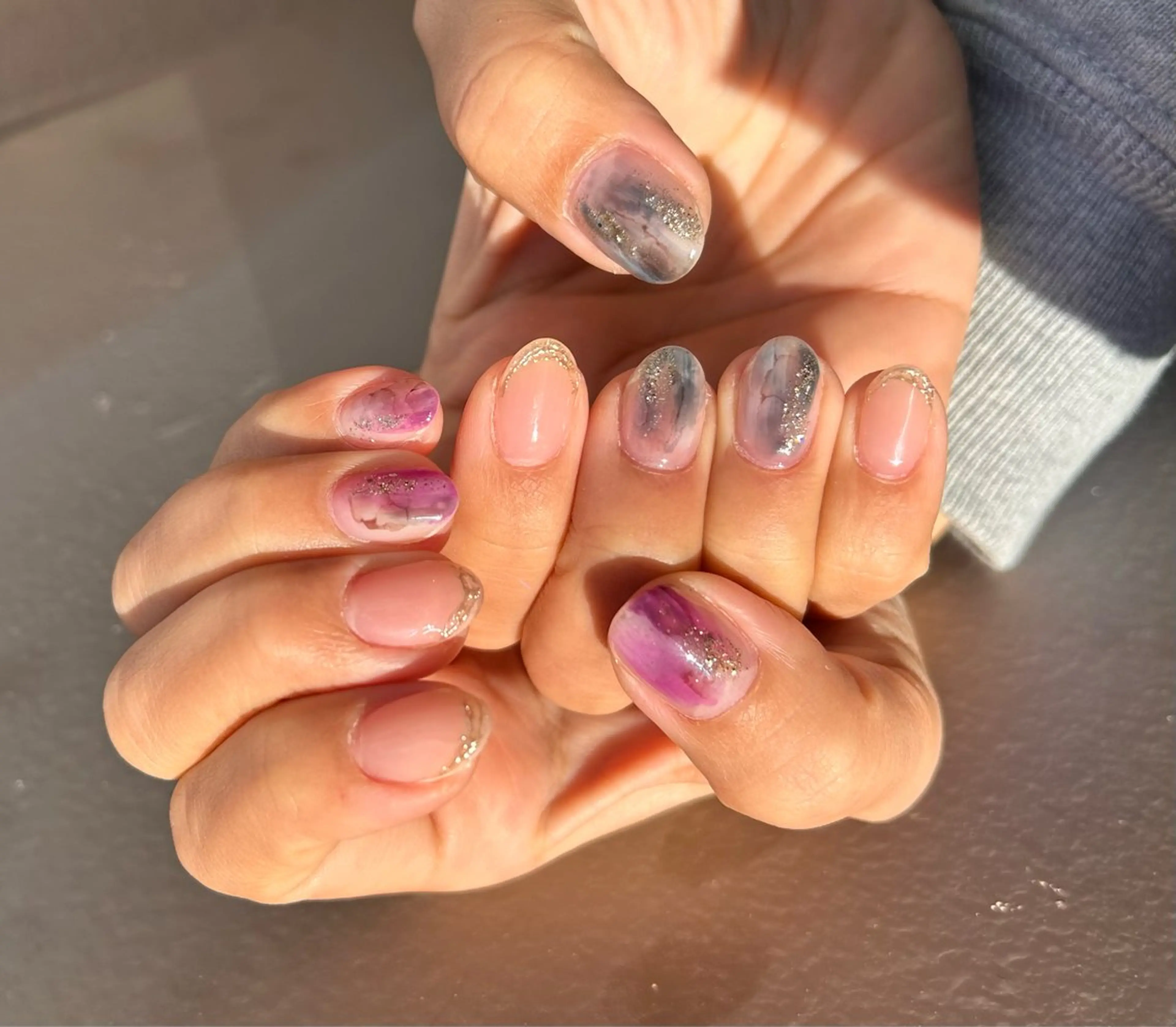 ネイル ハンドネイル フットネイル ✴︎ Delightのネイルデザイン