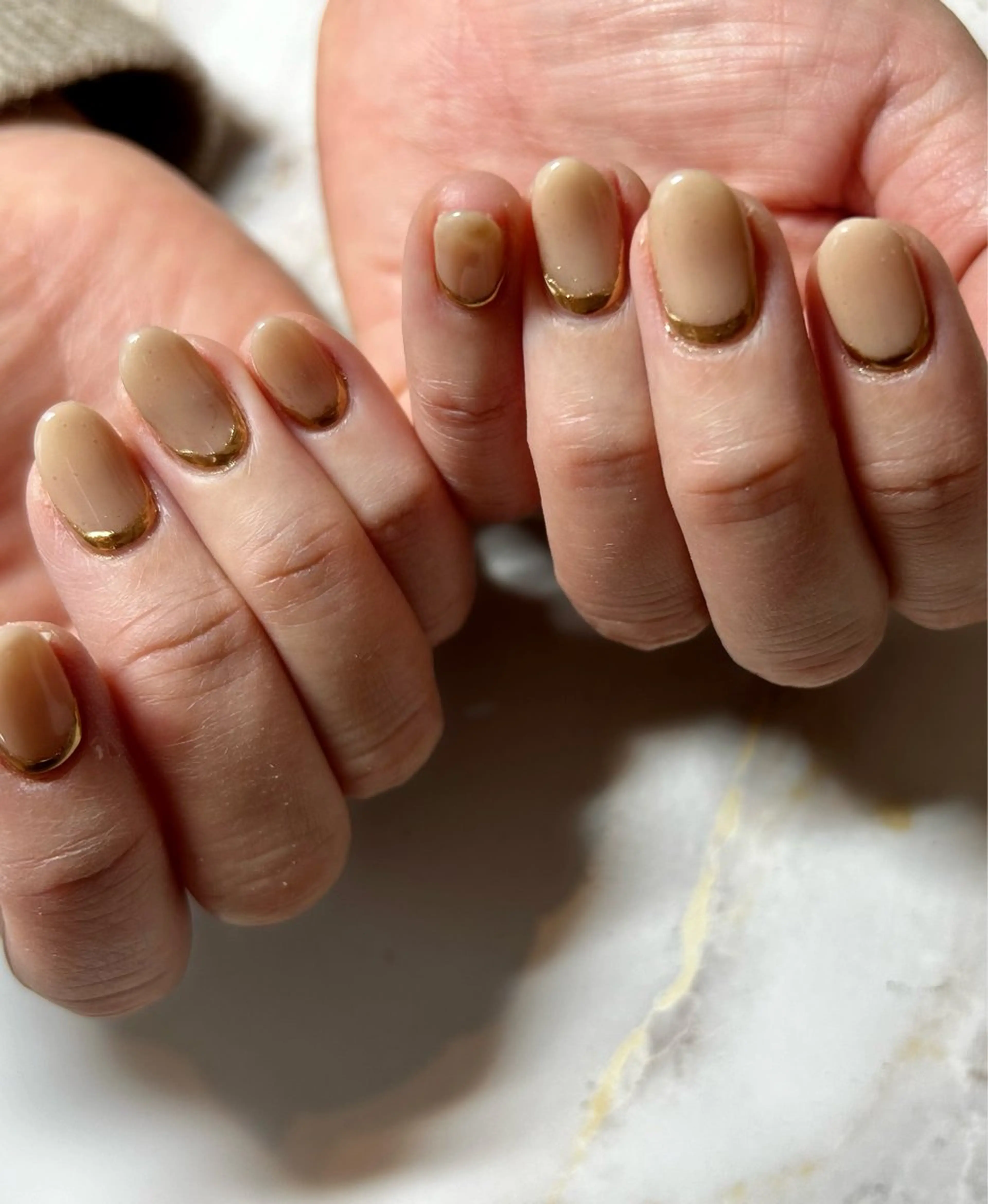 ネイル ミラーネイル シンプルネイル yuko （ネイリスト）のネイルデザイン