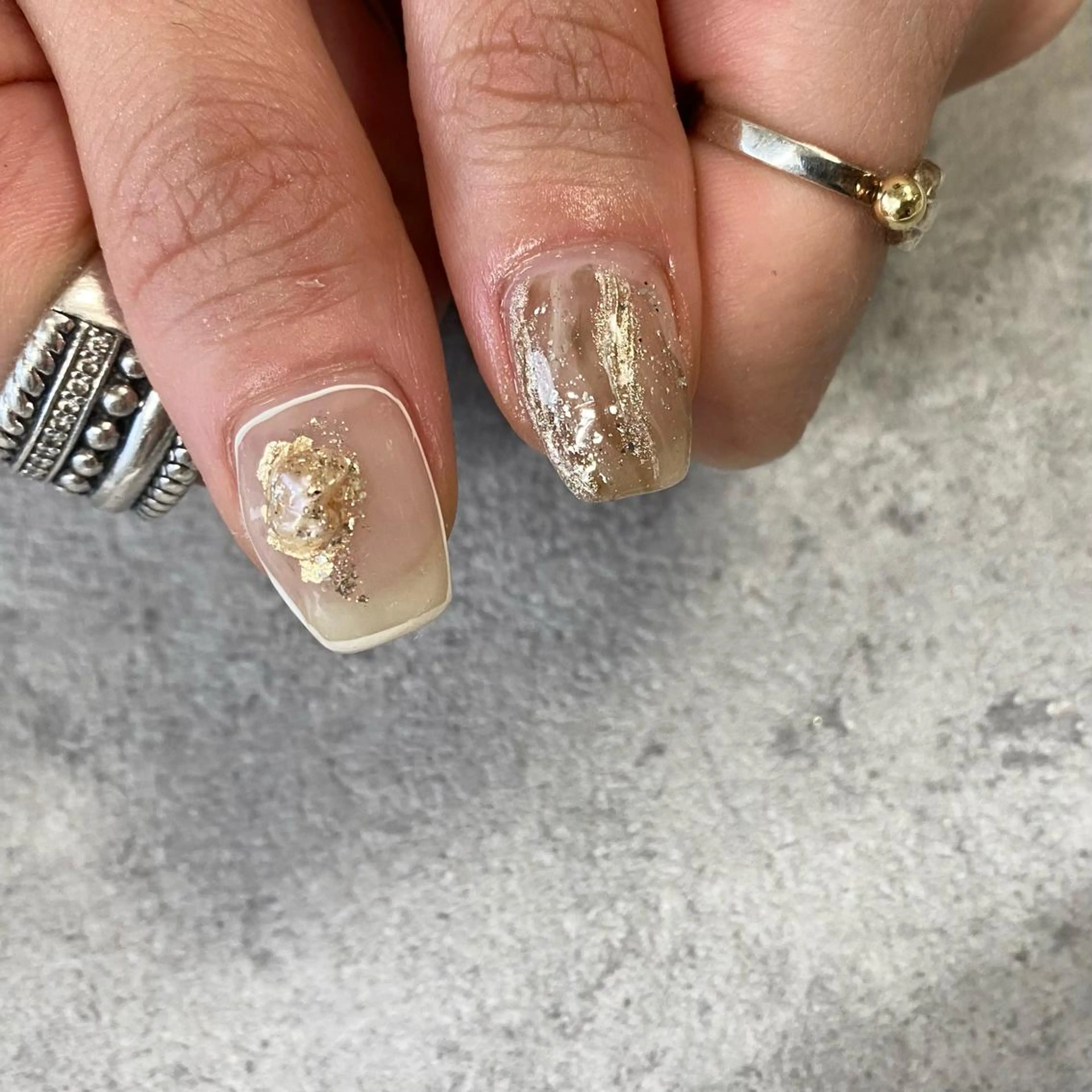 ネイル Ray. ／綺麗目ニュアンスのネイルデザイン