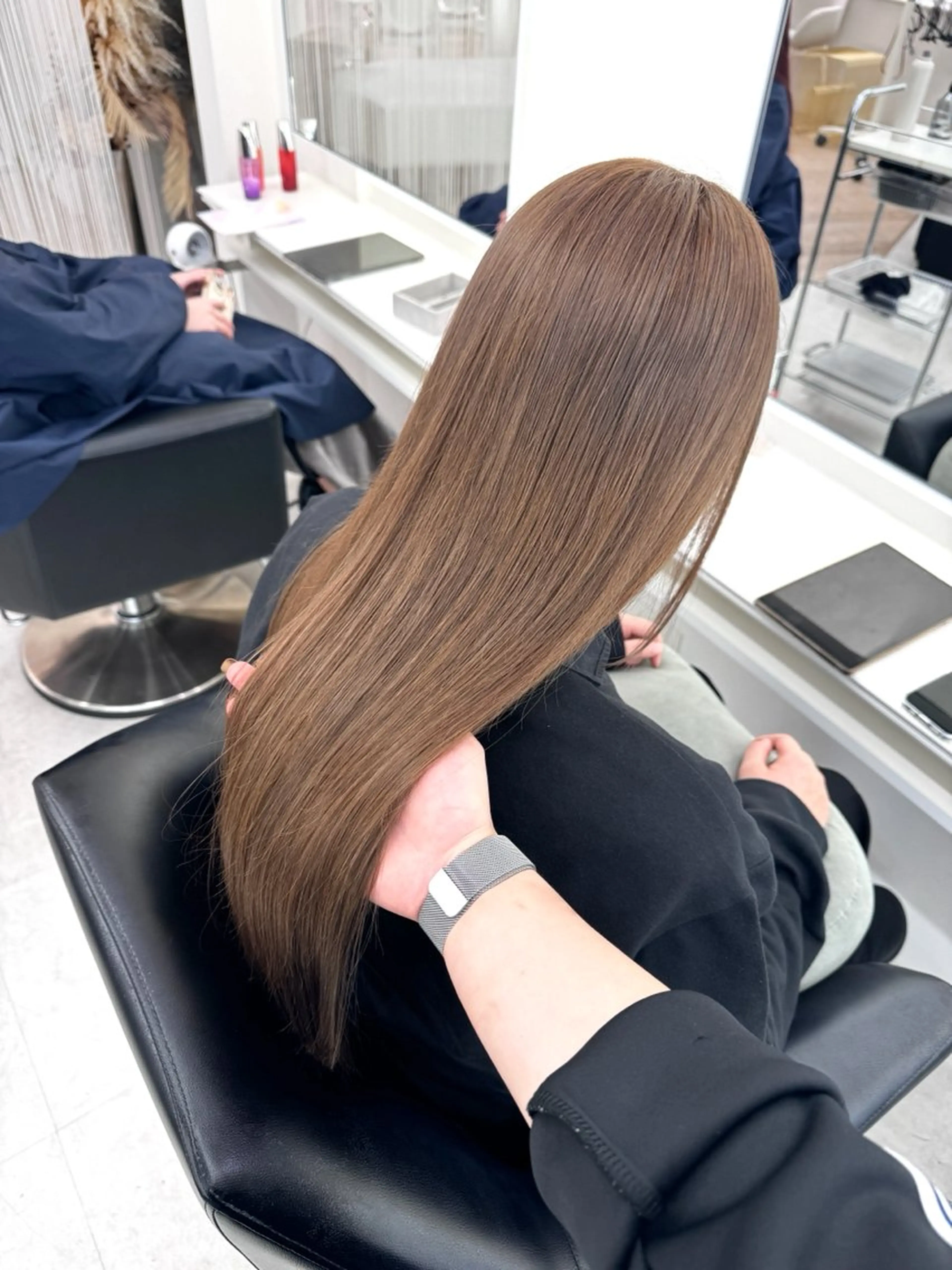 ロング カラー ヘアカラー ParveMix🍀 藤原愛未のヘアスタイル