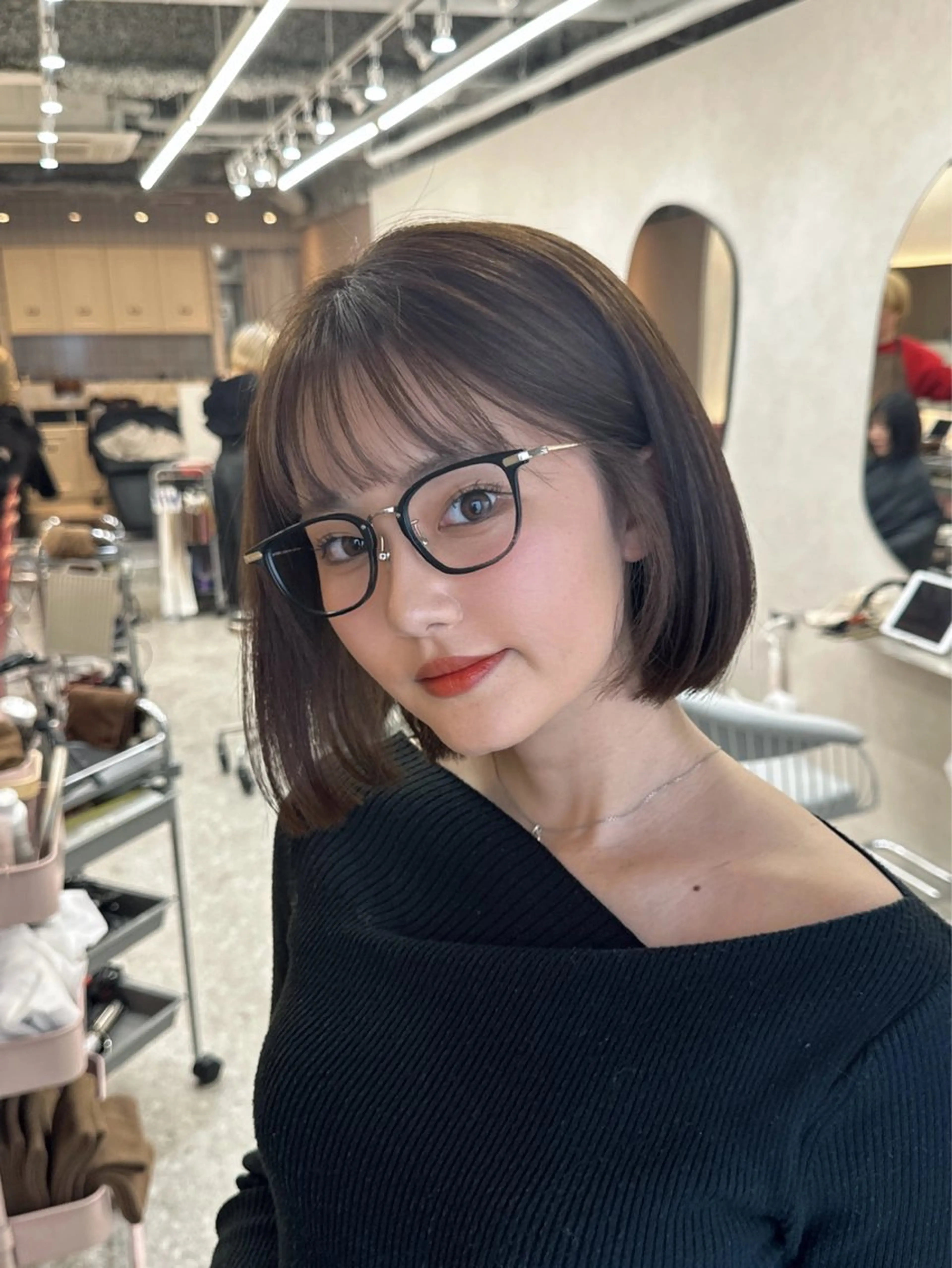 ショート カラー シールエクステ ブリーチ ダブルカラー イヤリングカラー インナーカラー 新宿/韓国風レイヤー エクステ/YUTOのヘアスタイル