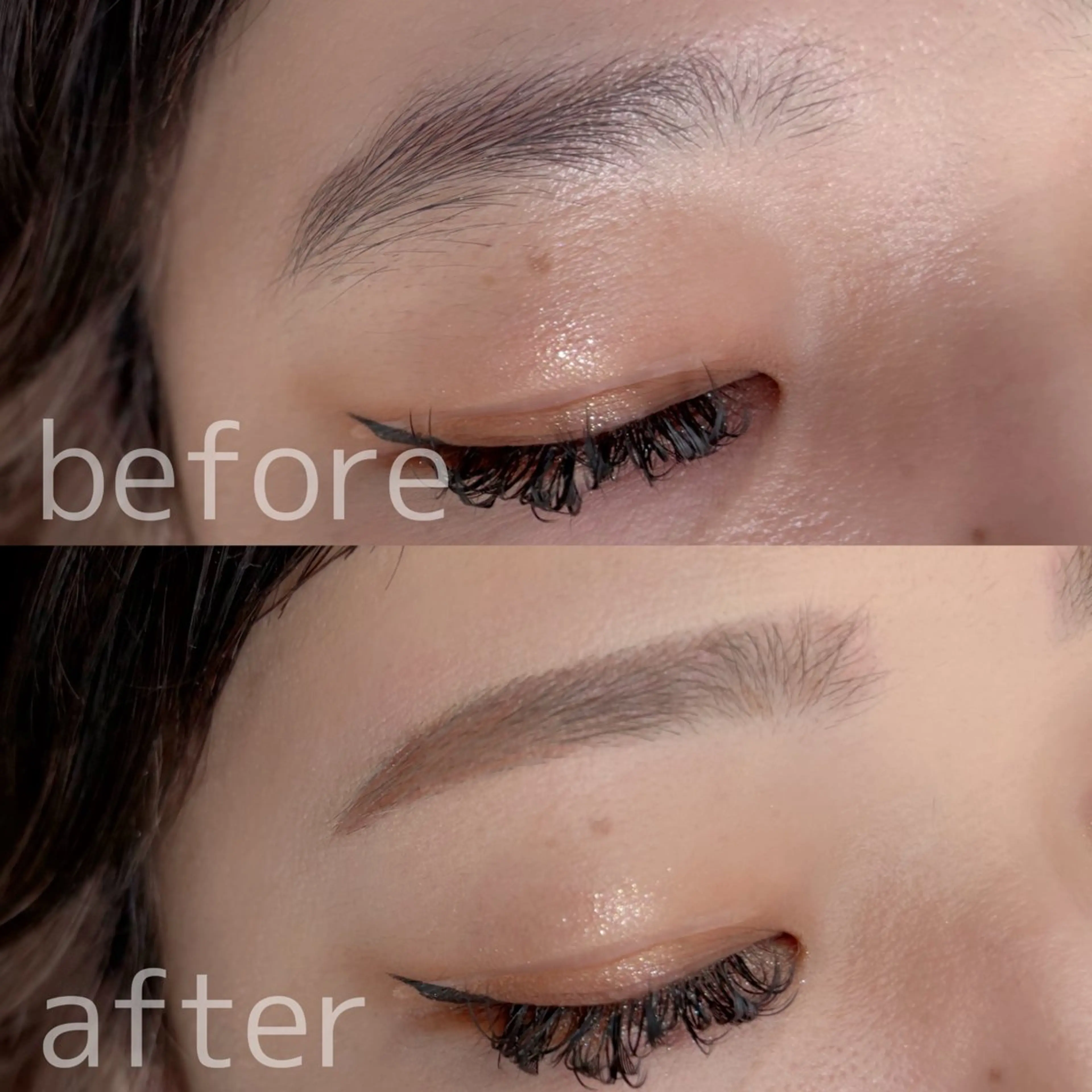 アイブロウ ワックス脱毛 眉カット gir 【ジル】のマツエク・マツパデザイン