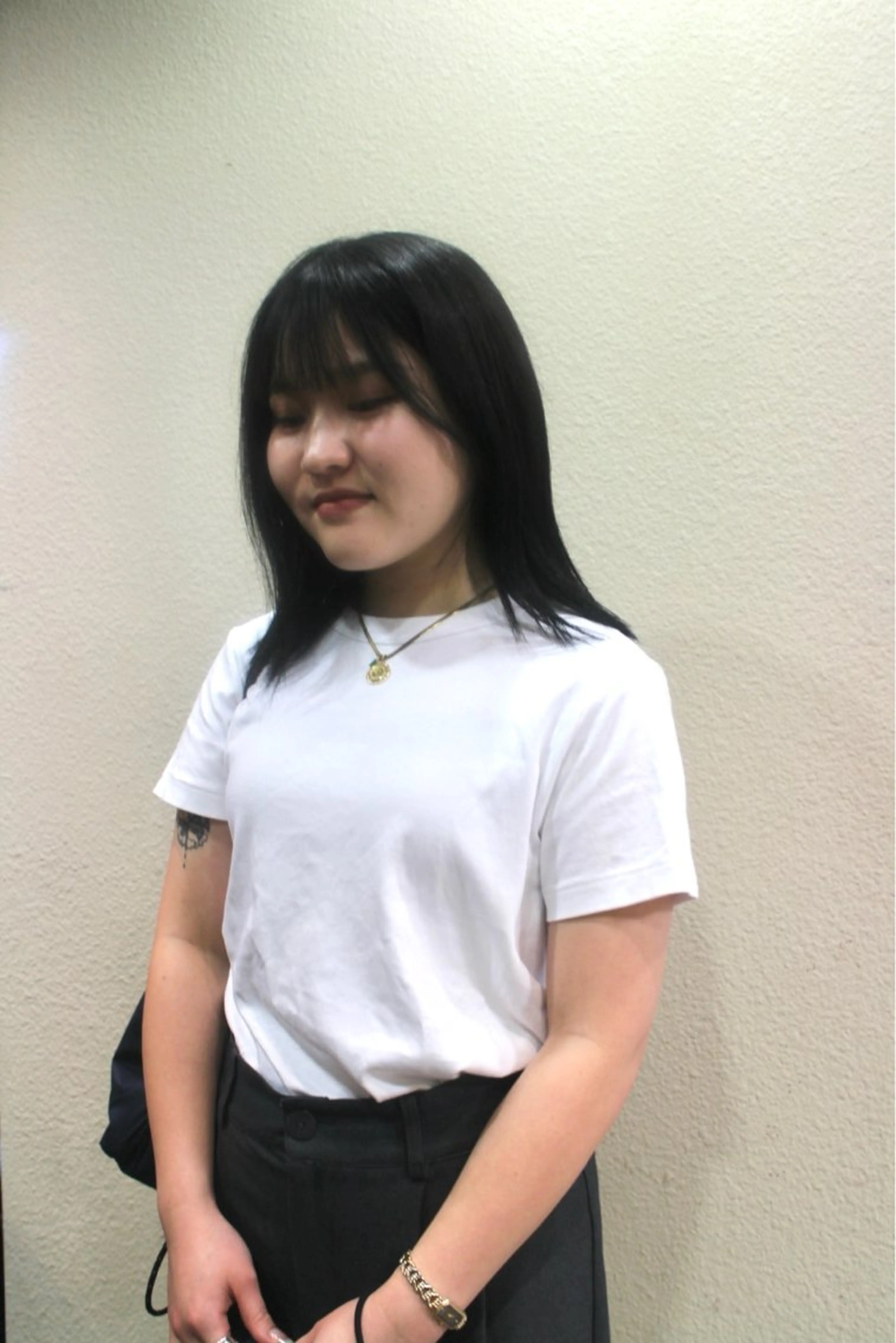 セミロング カラー カーリーパーマ/ 透明ｶﾗｰ/MIKUのヘアスタイル