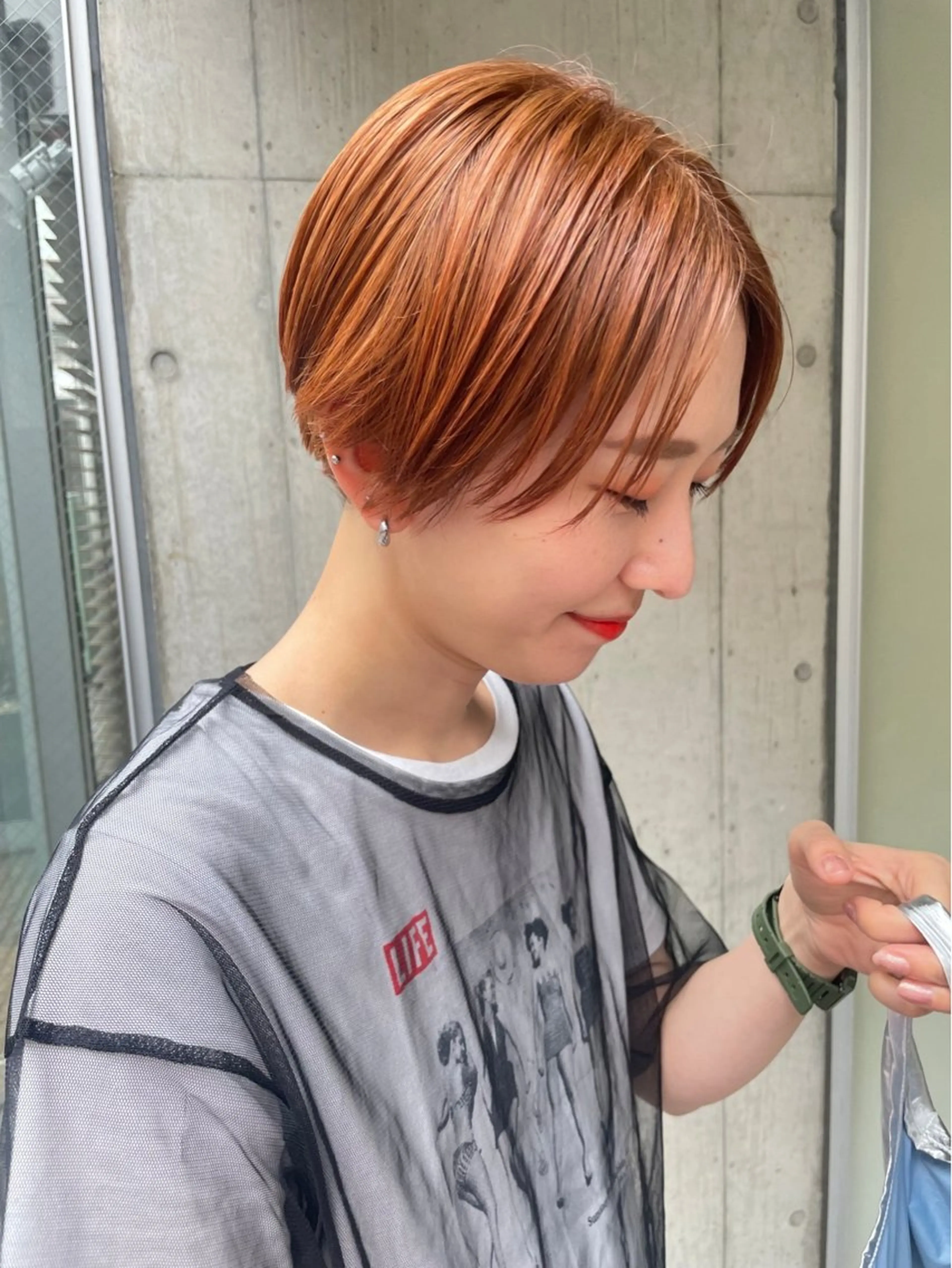 ショート カラー Paddle所属・似合わせレイヤー/ ニュアンスパーマ高倉のヘアスタイル