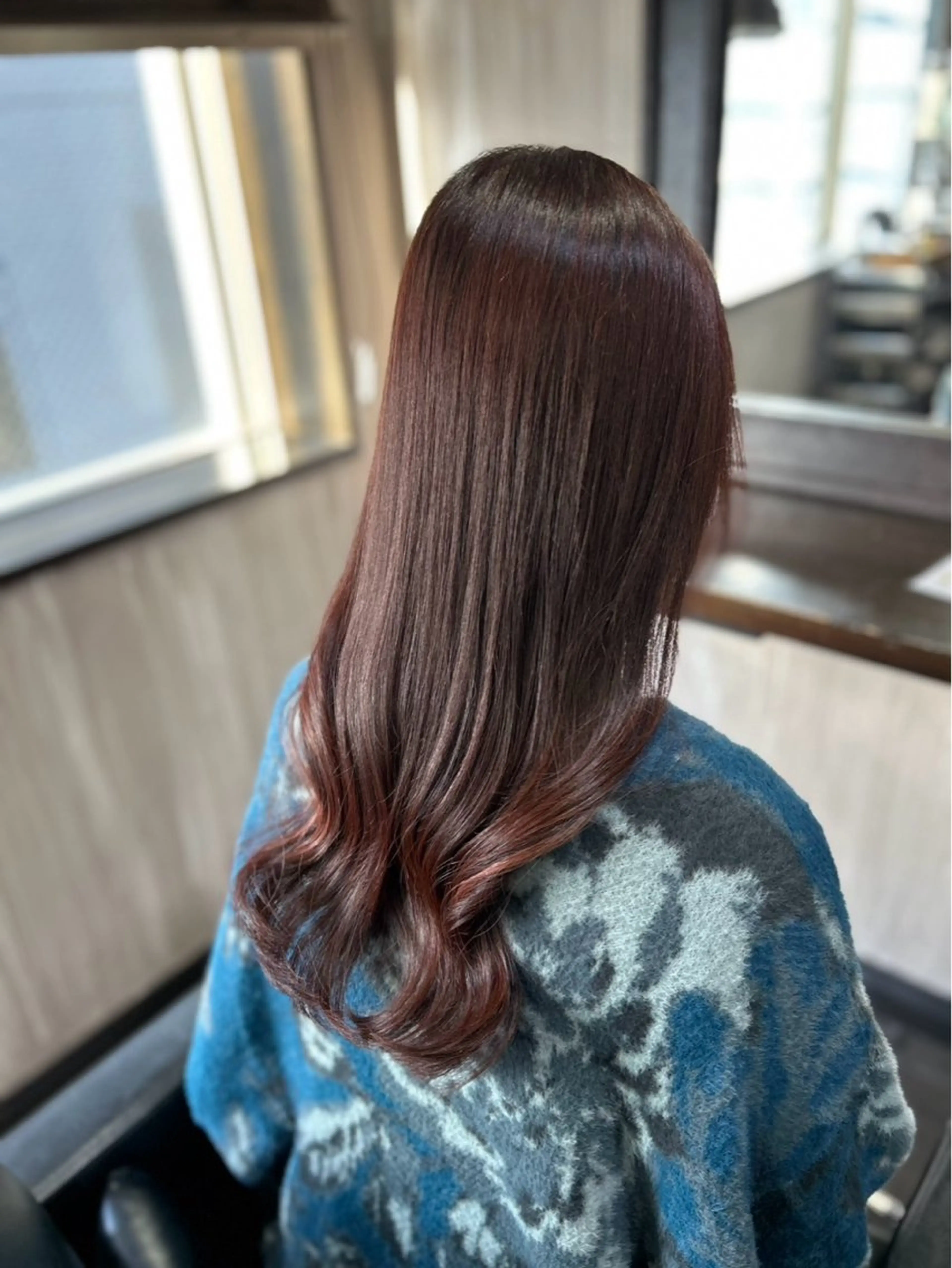 カラー ブラウンカラー レイヤー🌟 縮毛矯正🩷はるなのヘアスタイル