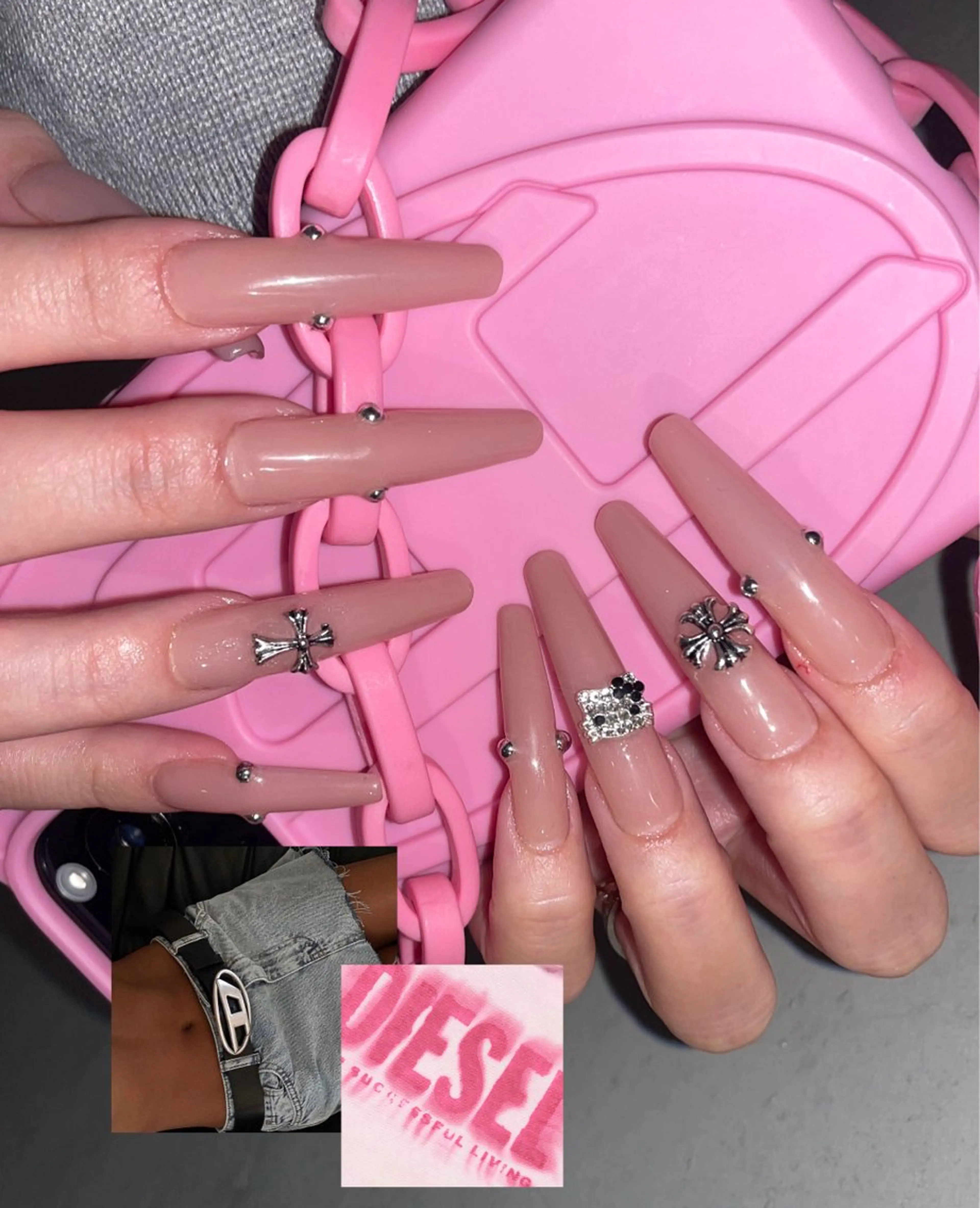 ネイル 渋谷ネイル🎀 y2k/海外ネイルのネイルデザイン