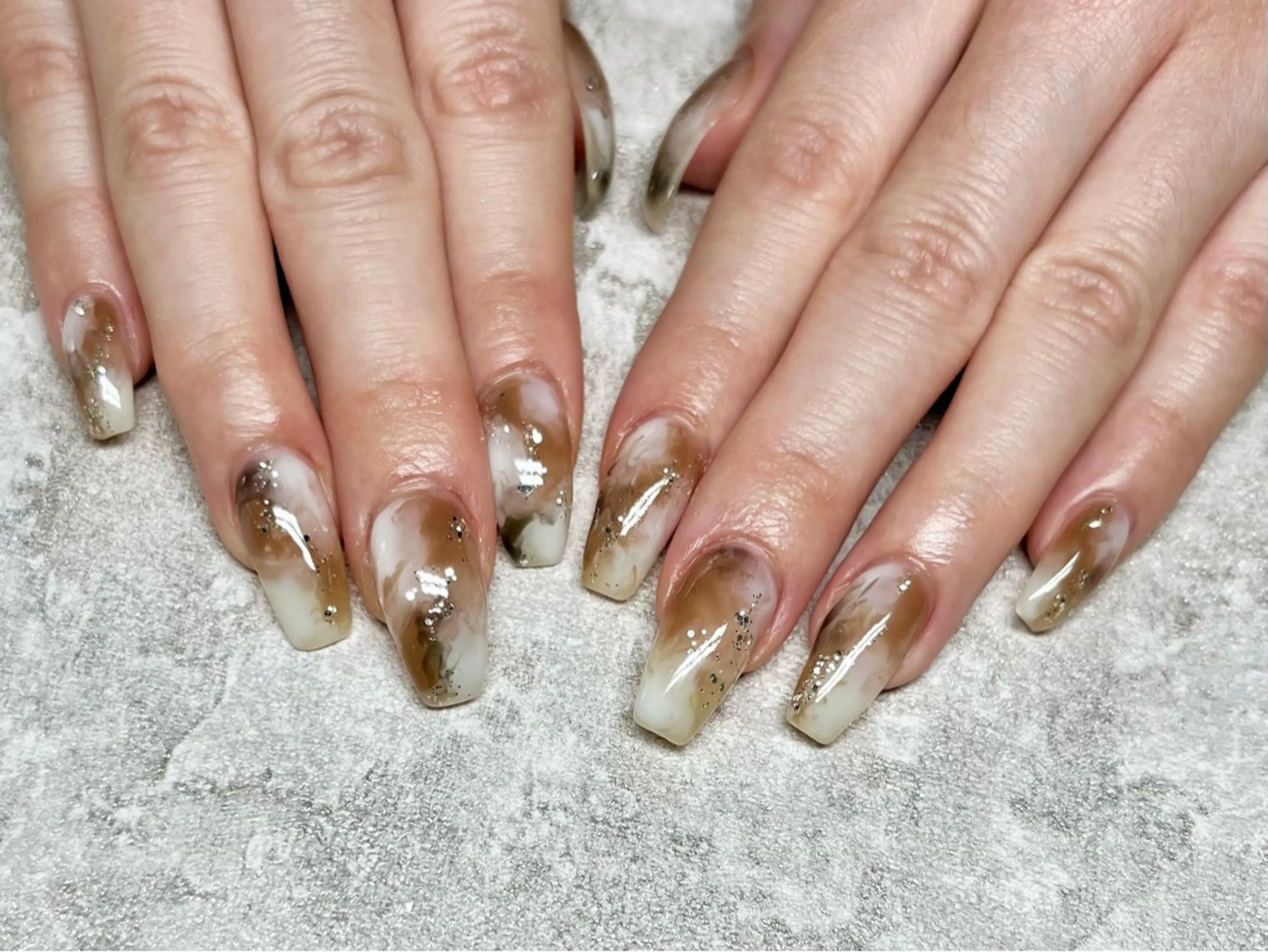 【オフ込み】🩵チップ長さだし10本120分アートコース💅✨️の写真