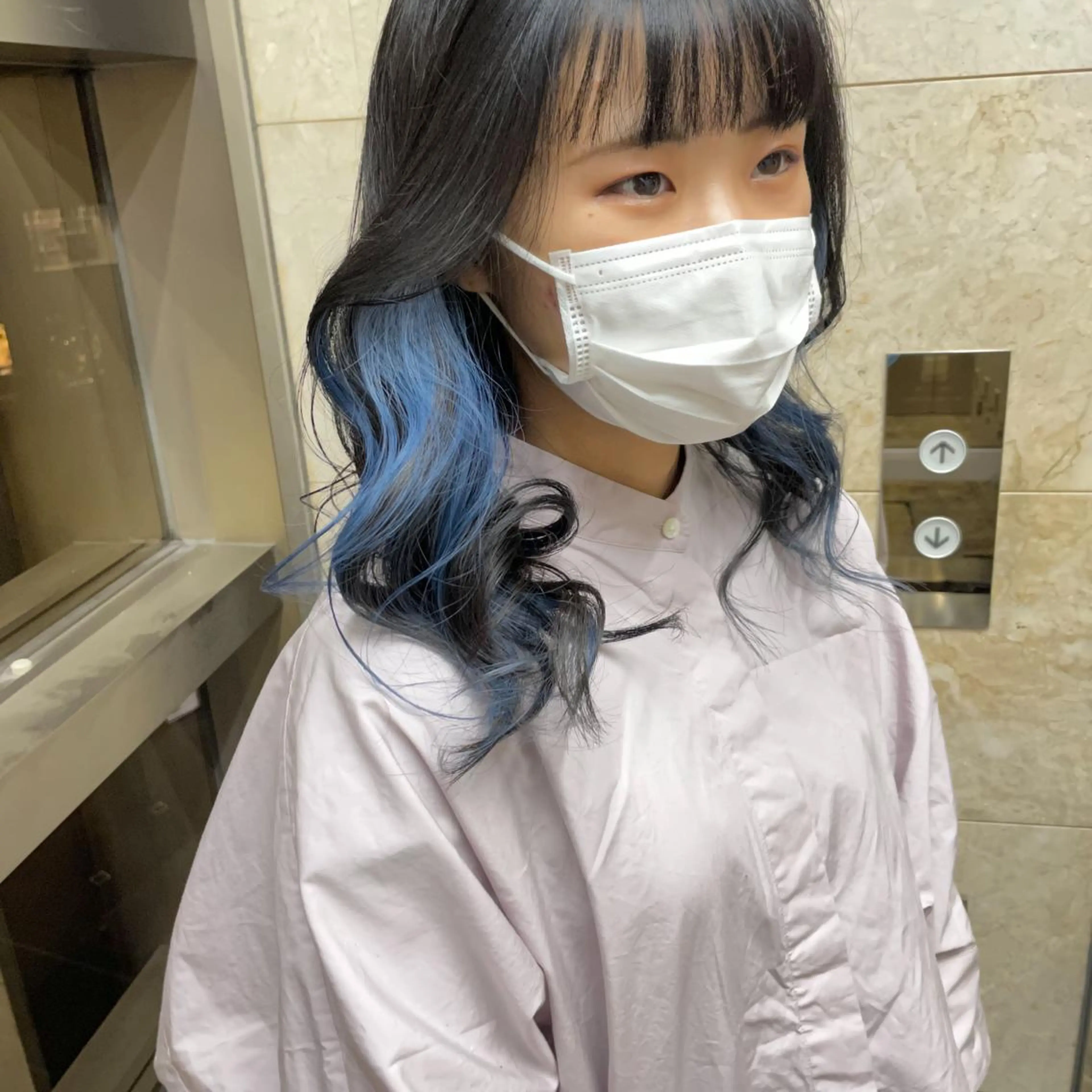 ミディアム カラー ゆう🫧 透明感/ハイトーンのヘアスタイル