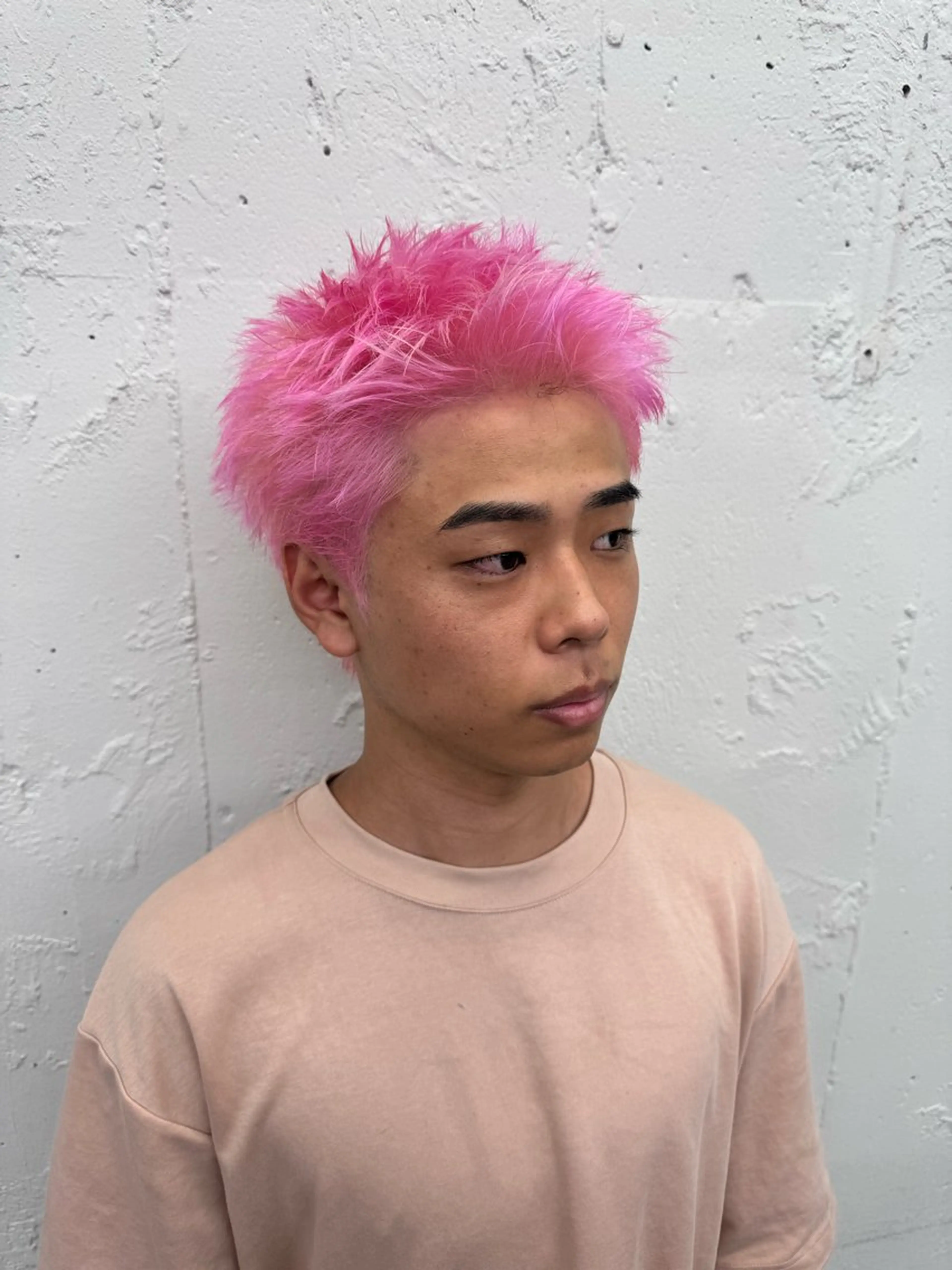 ショート カラー メンズ メンズブリーチ スパイキーショート メンズベリーショート ベリーショート ブリーチ カット ヘアカラー トリートメント 💈メンズ特化💈 TASUKUのヘアスタイル