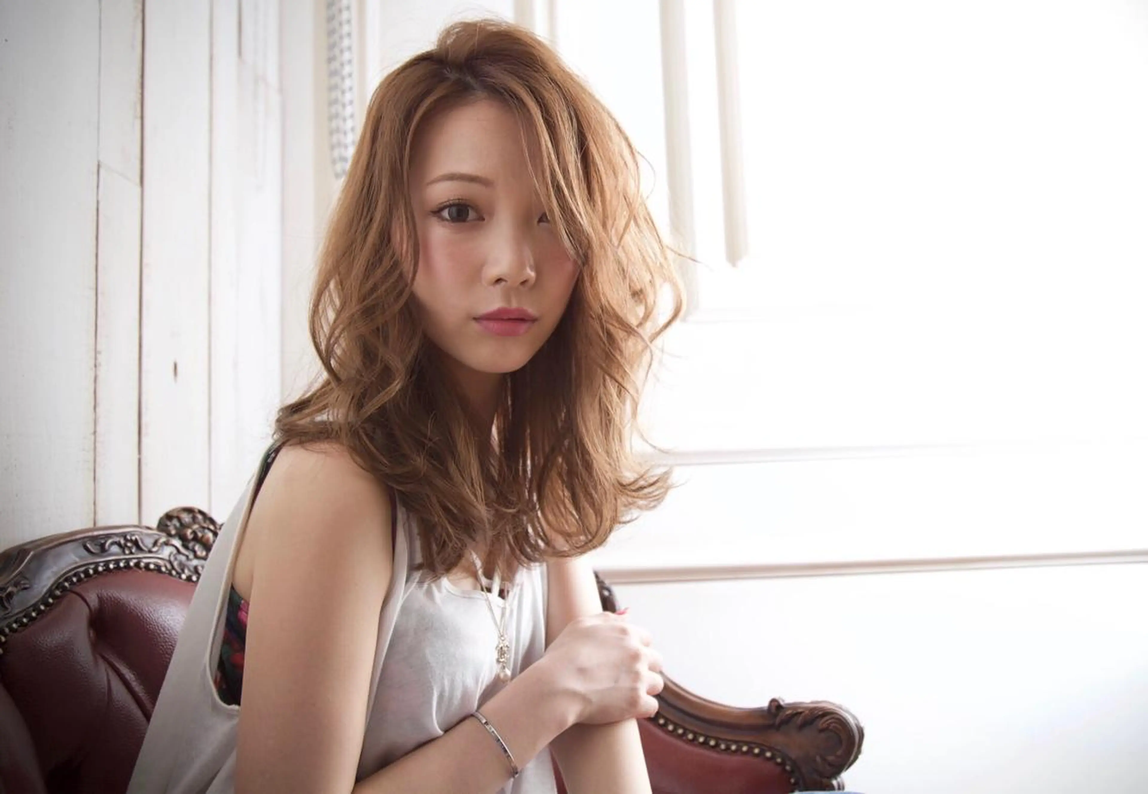 セミロング レイヤーカット カット ヘアカラー トリートメント 小澤大輔 YOLO hairのヘアスタイル