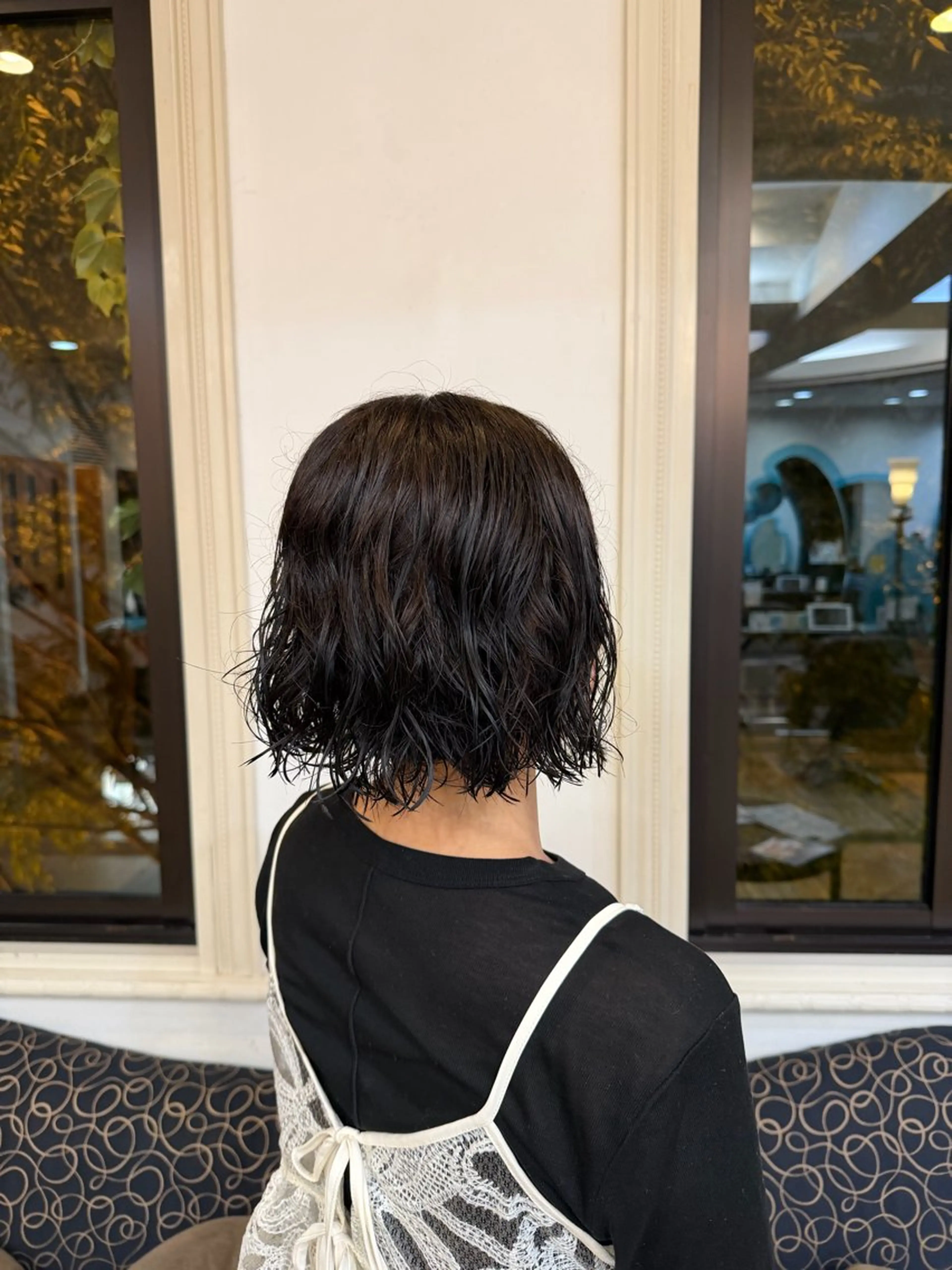 ショート パーマ ボブ 中条 元優のヘアスタイル