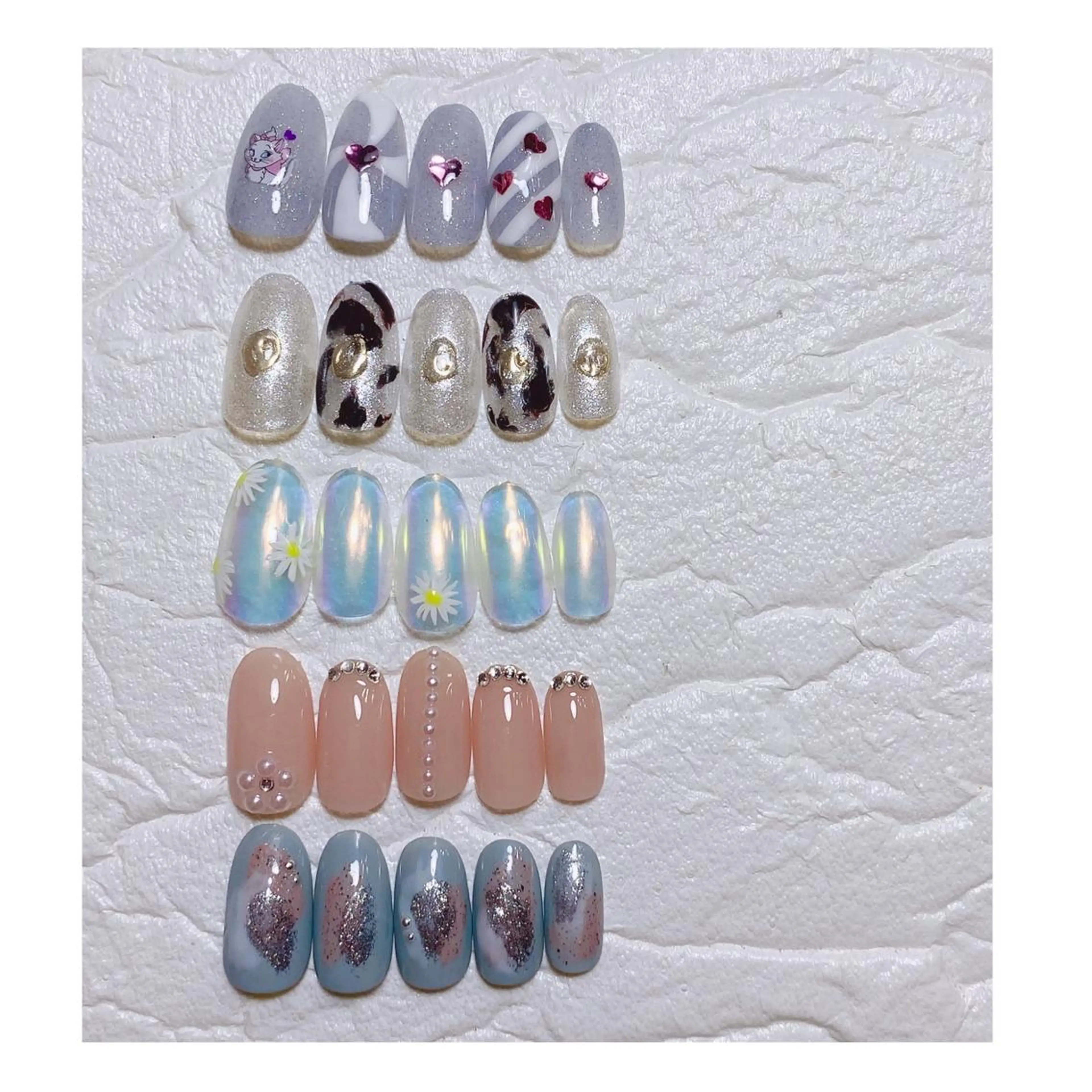 ミディアム ネイル 👑enen style👑のネイルデザイン