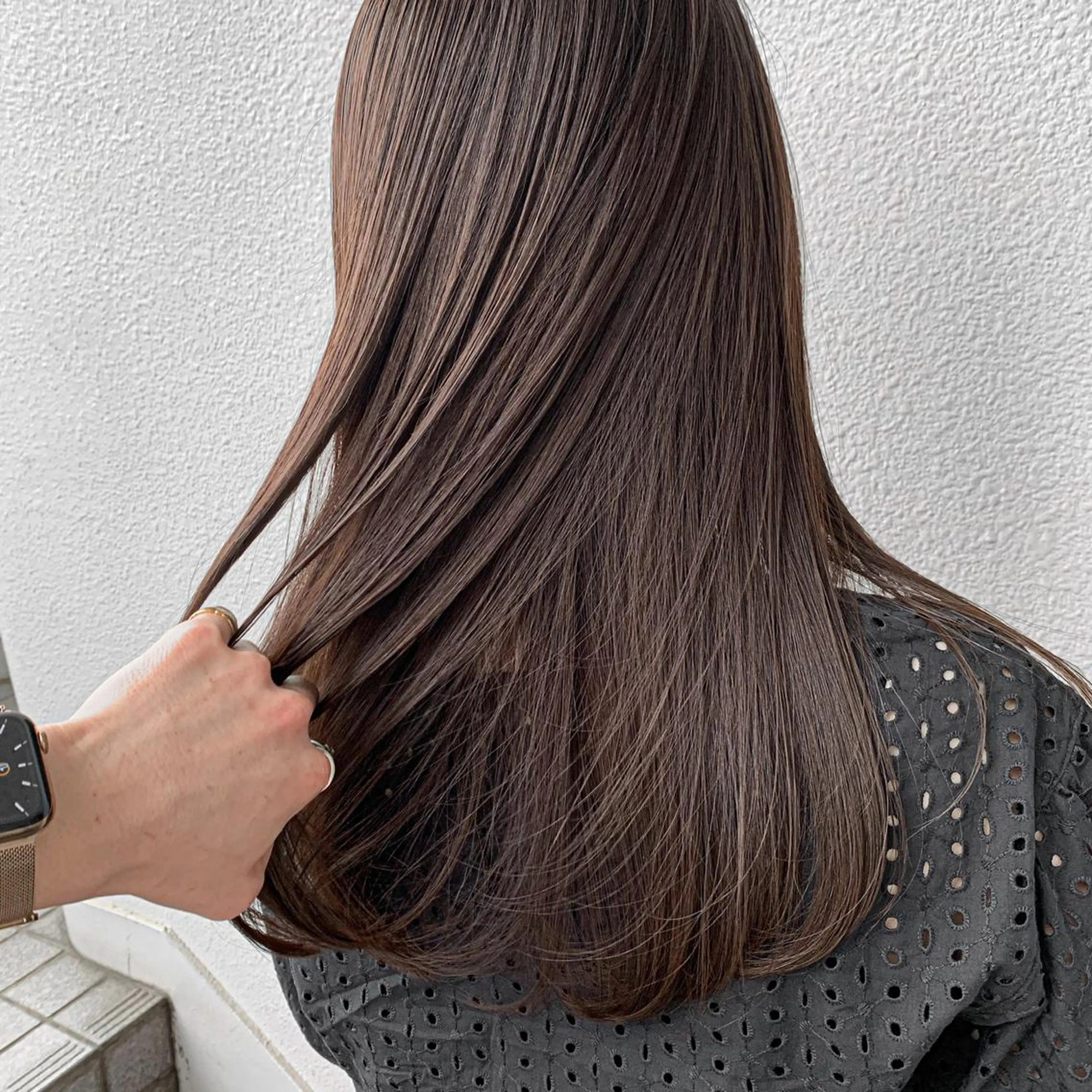 ミディアム カラー ブリーチ koheiのヘアスタイル