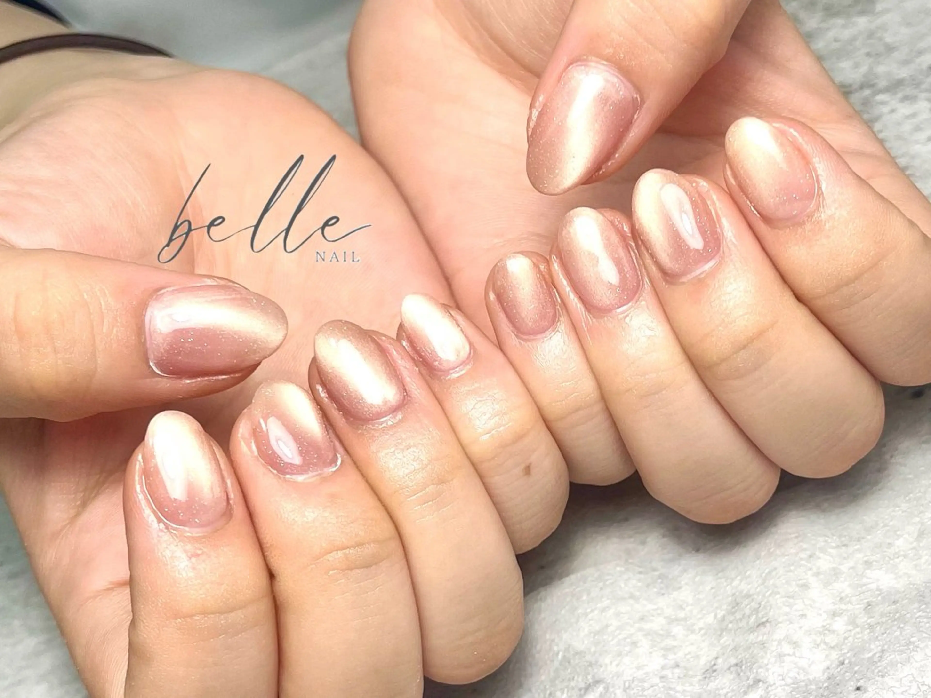 ネイル マグネットネイル ハンドネイル belle nailのネイルデザイン