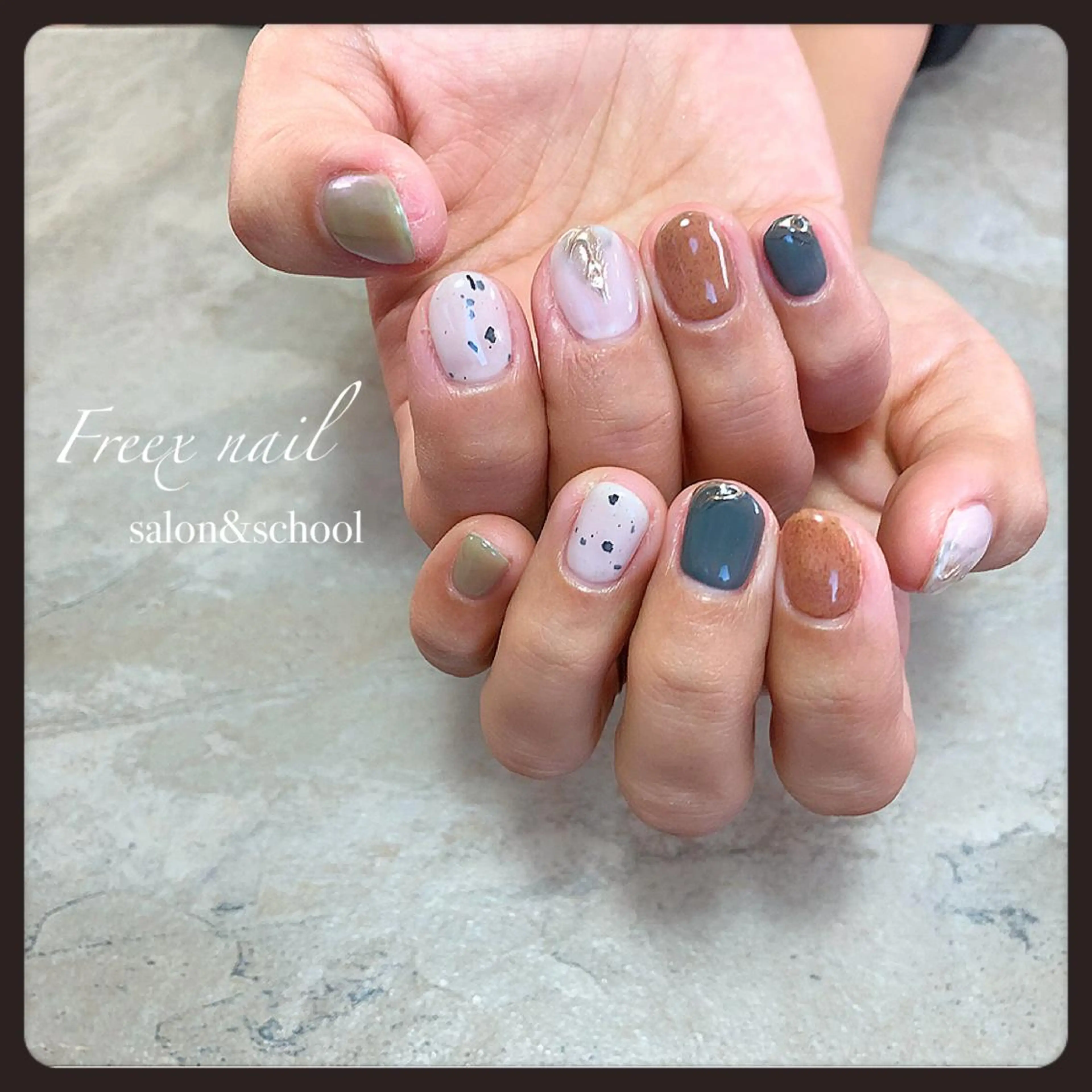 ネイル ニュアンスネイル ハンドネイル ハンドケア freex nail /ニュアンス/個性派のネイルデザイン