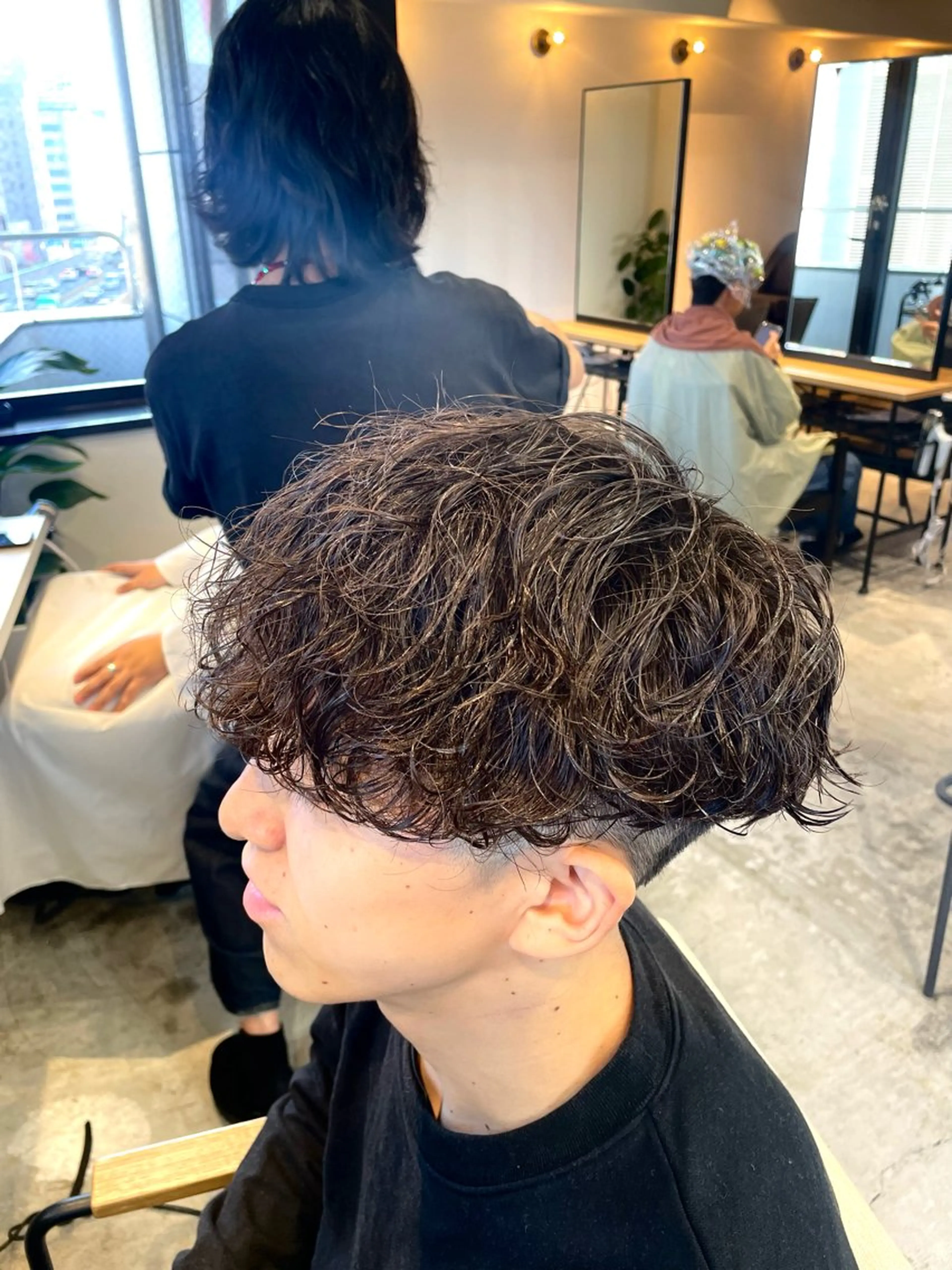 ショート メンズパーマ梅田 ・川副史晶のヘアスタイル