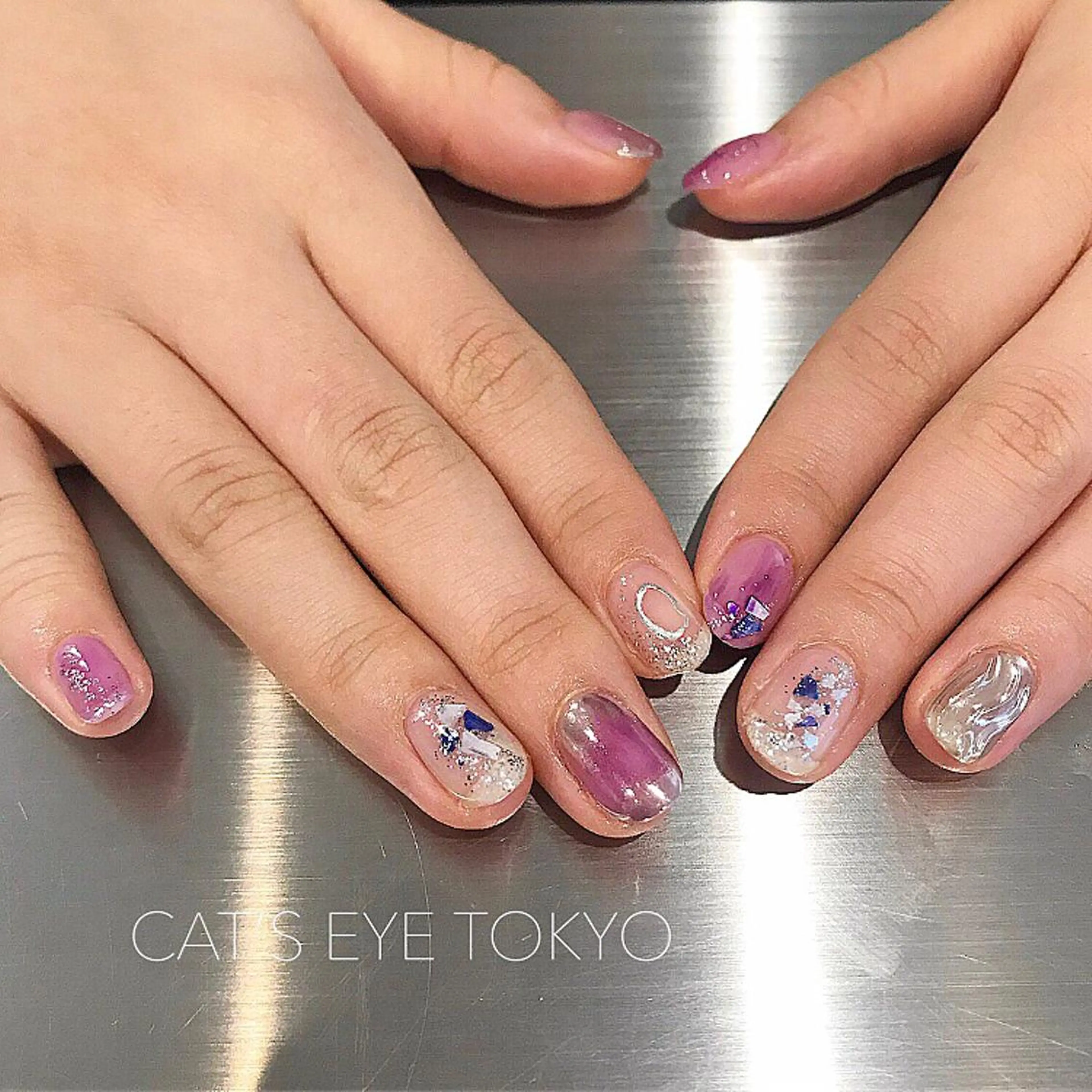 ネイル ハンドネイル キャッツアイ東京 西荻窪店のネイルデザイン