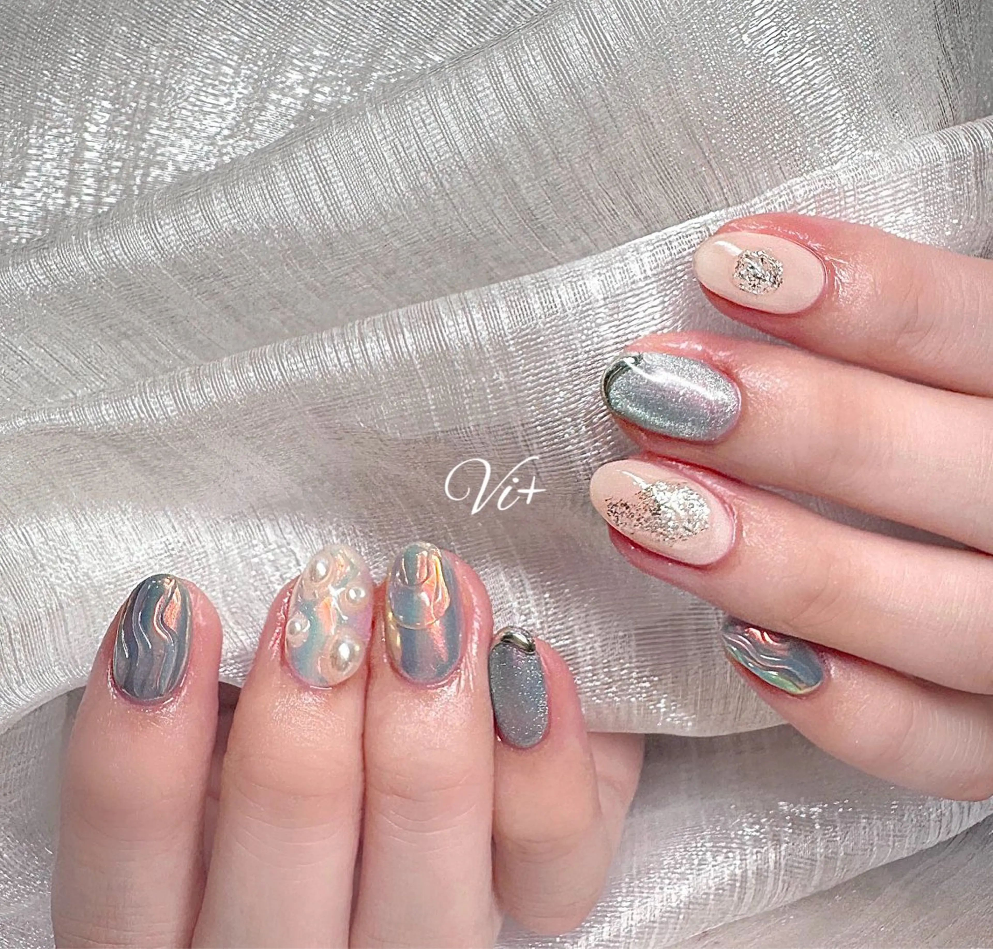 ネイル ハンドネイル ✨Nailsalon Vi+✨のネイルデザイン