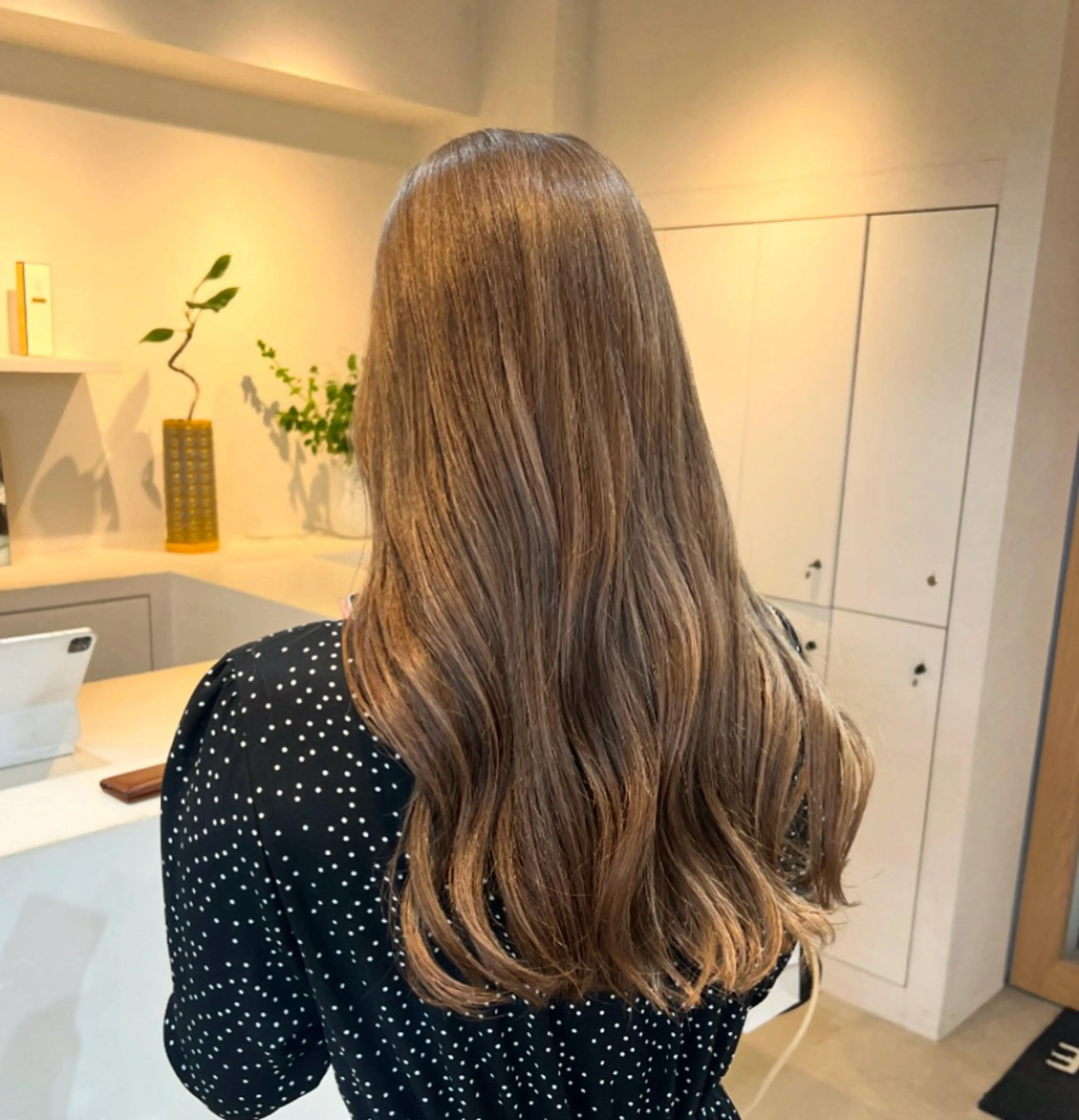 カラー ヘアカラー トリートメント 表参道/kozue/ 艶髪/髪質改善のヘアスタイル