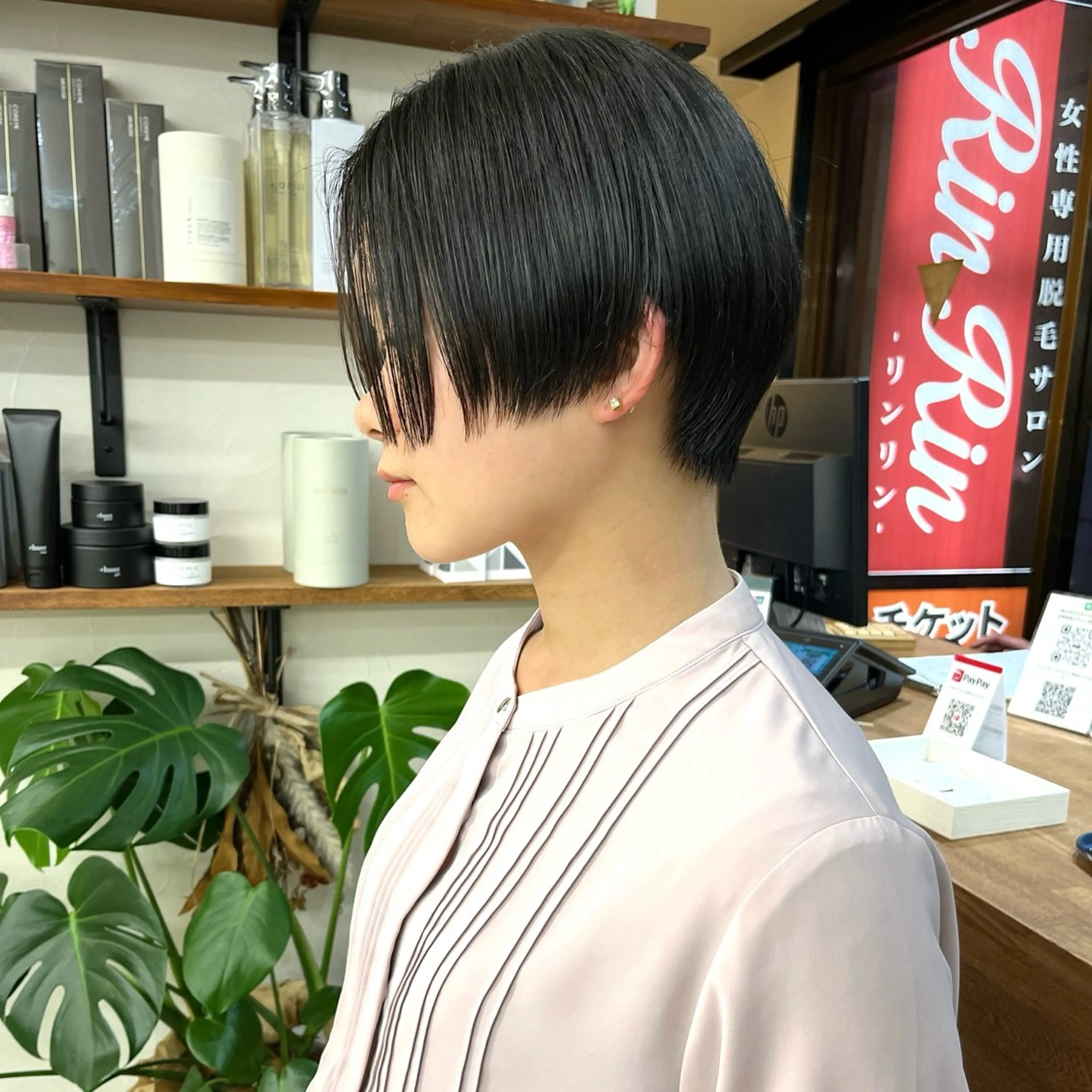 ショート ハンサムショート ボブ レイヤーカット 似合わせカット ショートヘア カット 初めてのショート お任せください✂️のヘアスタイル