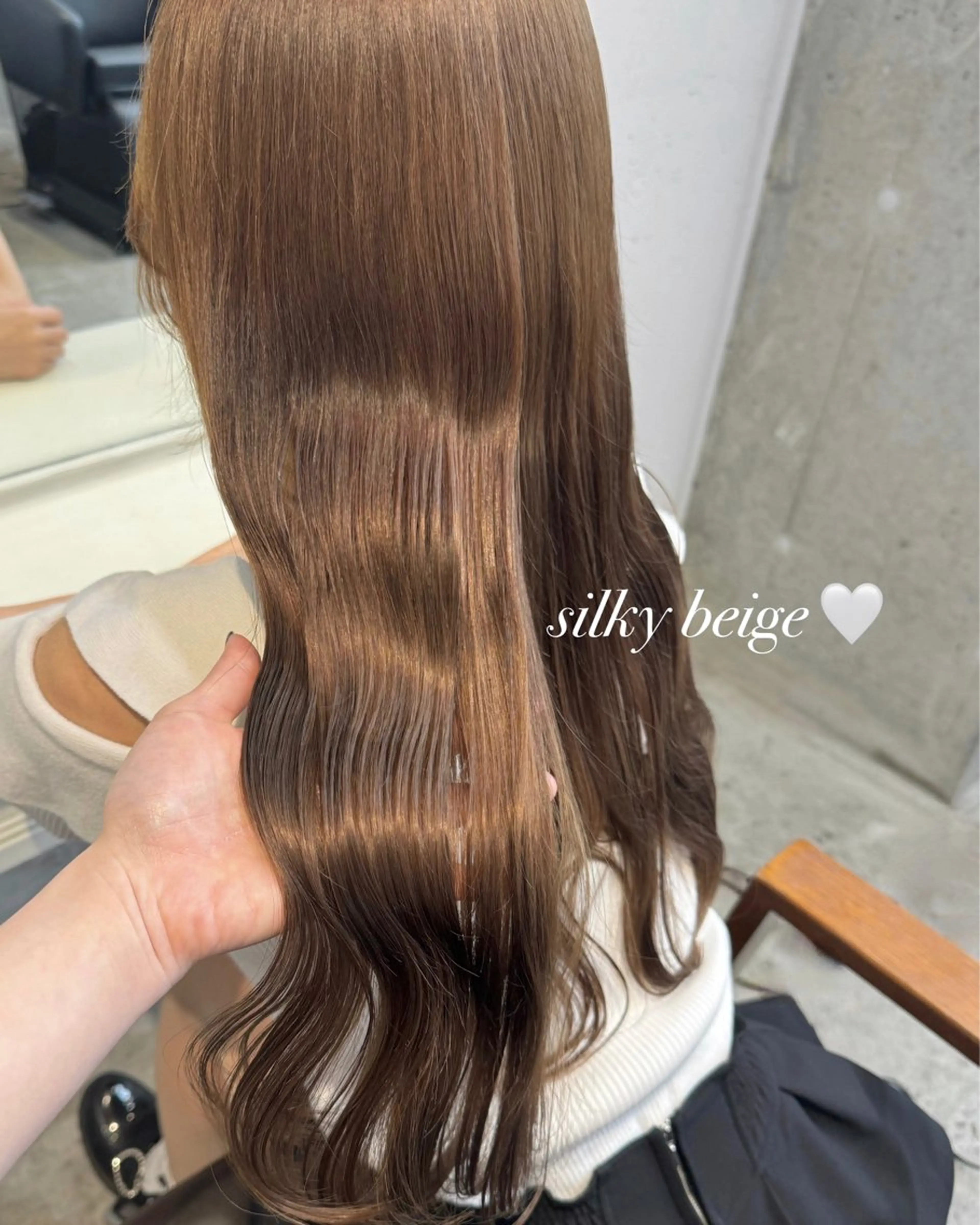 ロング ヘアカラー トリートメント 🎀taro ブリーチなしカラーのヘアスタイル