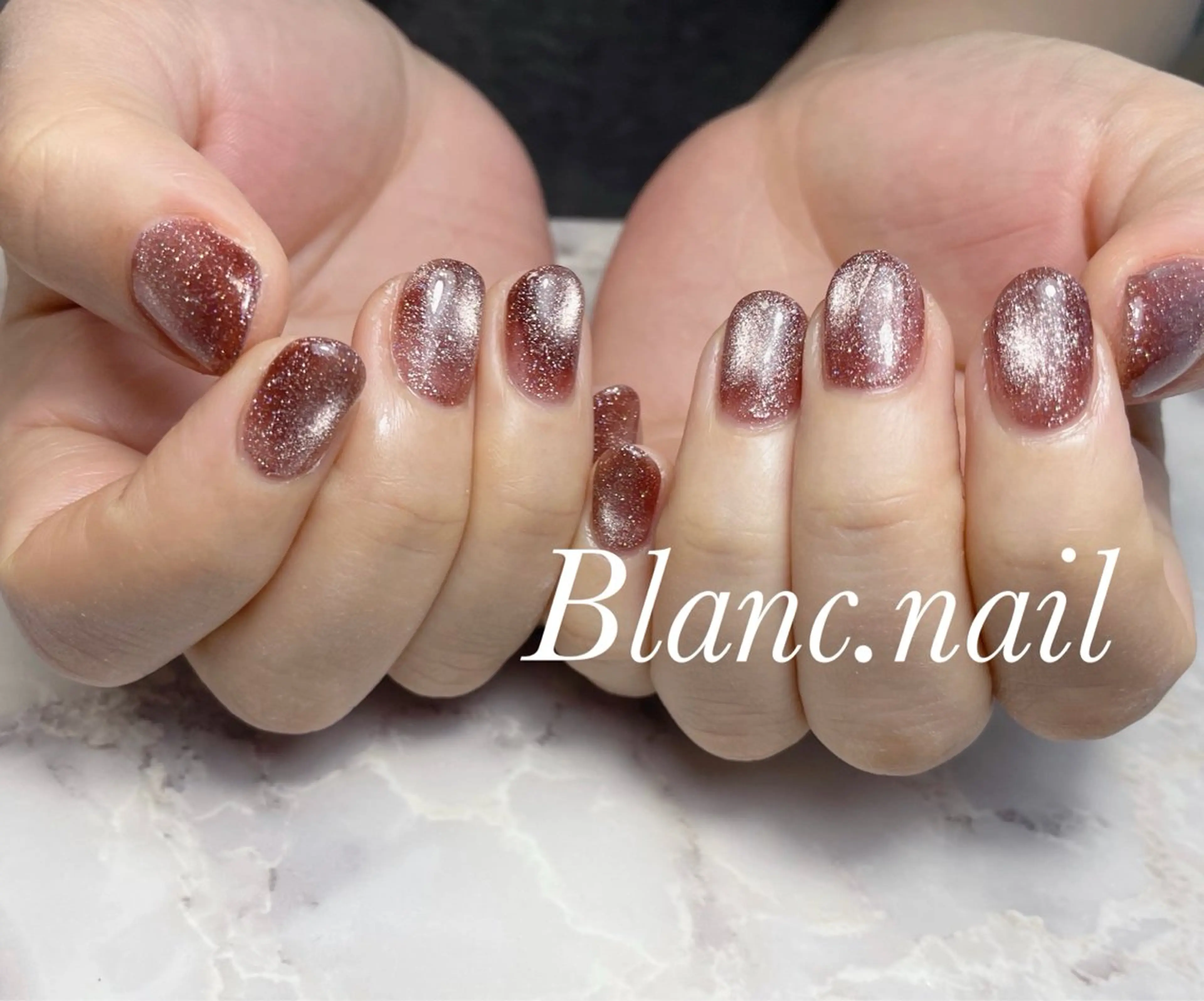 ネイル ジェルネイル マグネットネイル ニュアンスネイル パラジェル ストーンネイル ハンドネイル BLANC.nail yuuのネイルデザイン