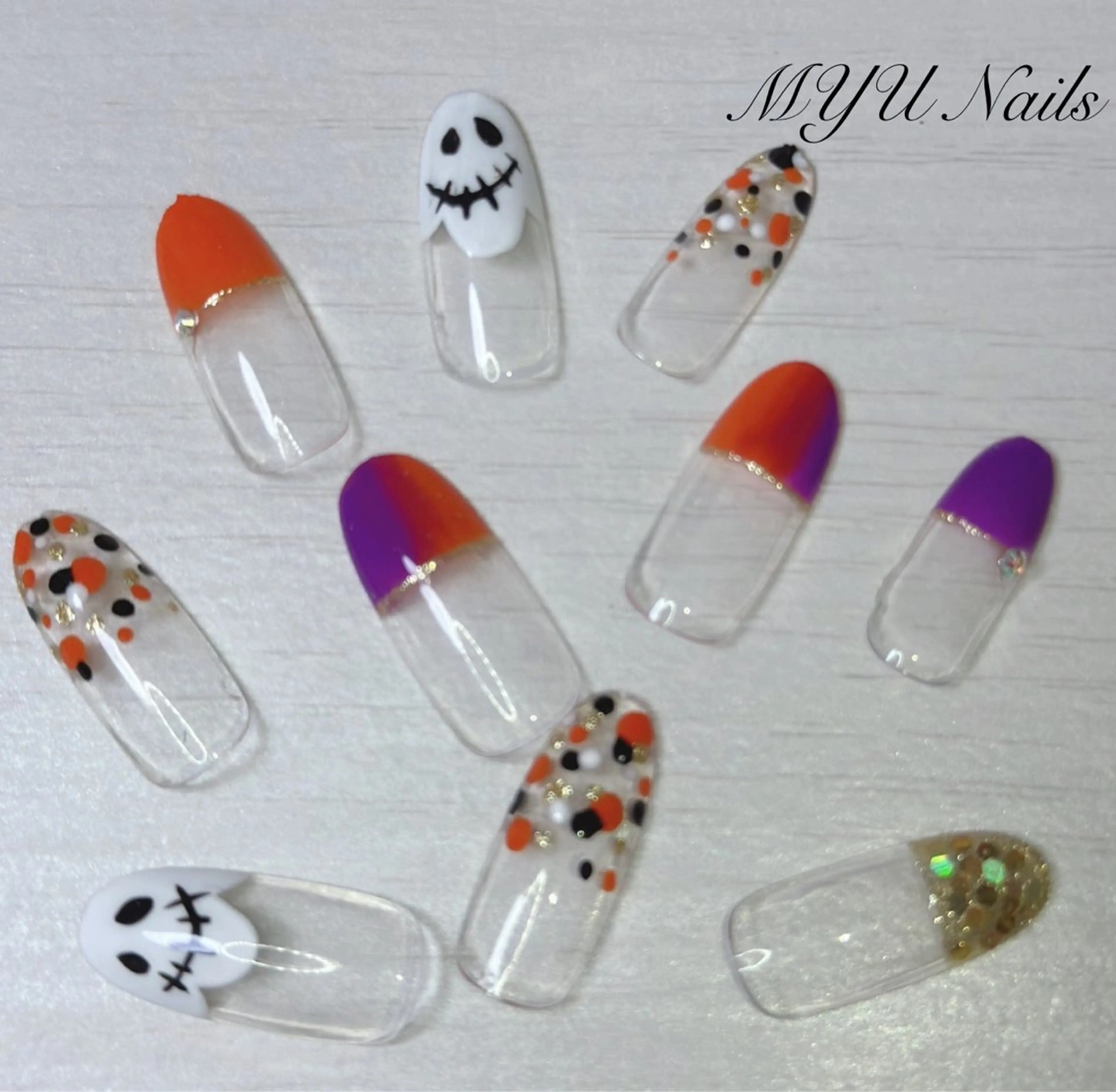 ネイル ニュアンスネイル🌈 MYU Nailsのネイルデザイン