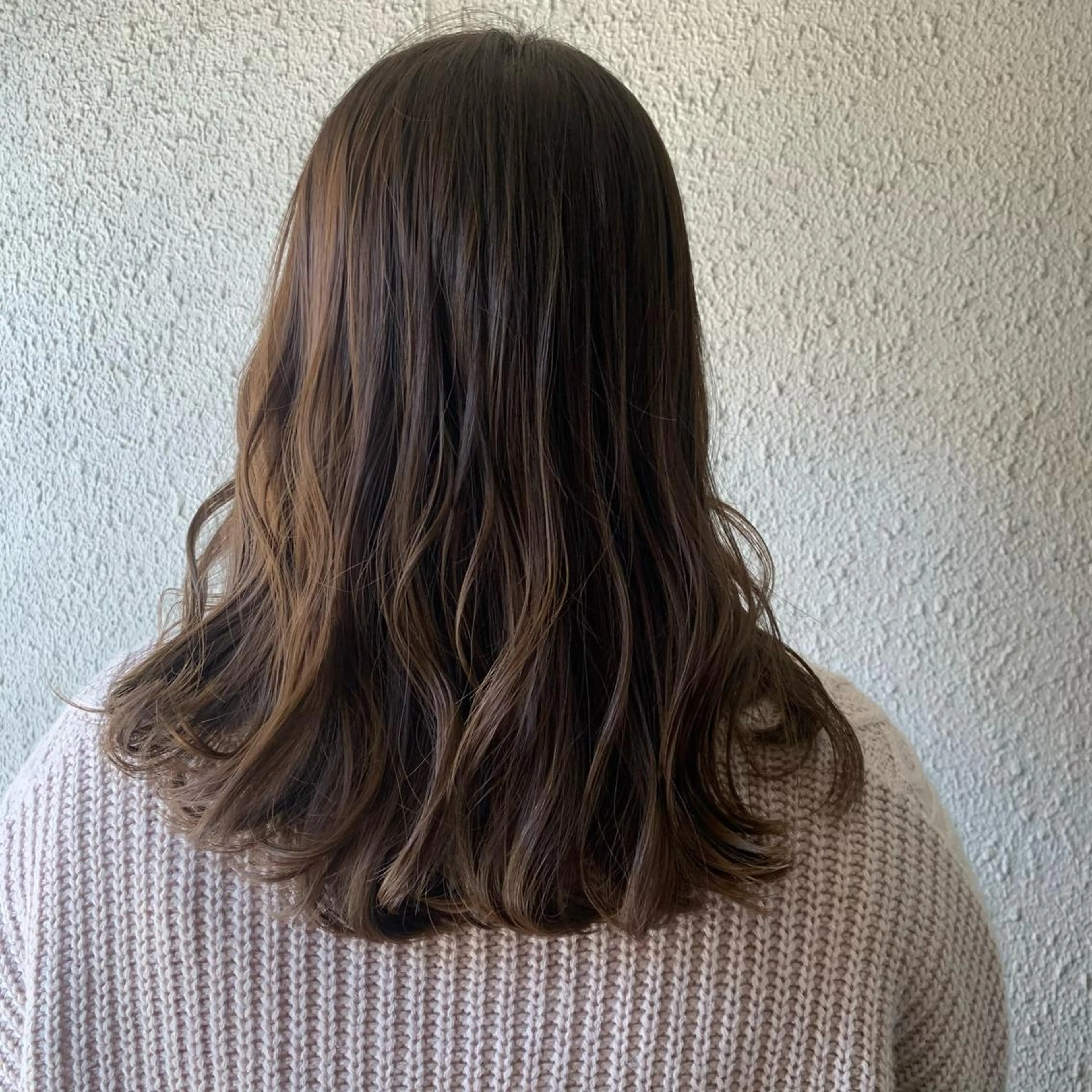 セミロング カラー ベージュカラー chouette/ 根本優希のヘアスタイル