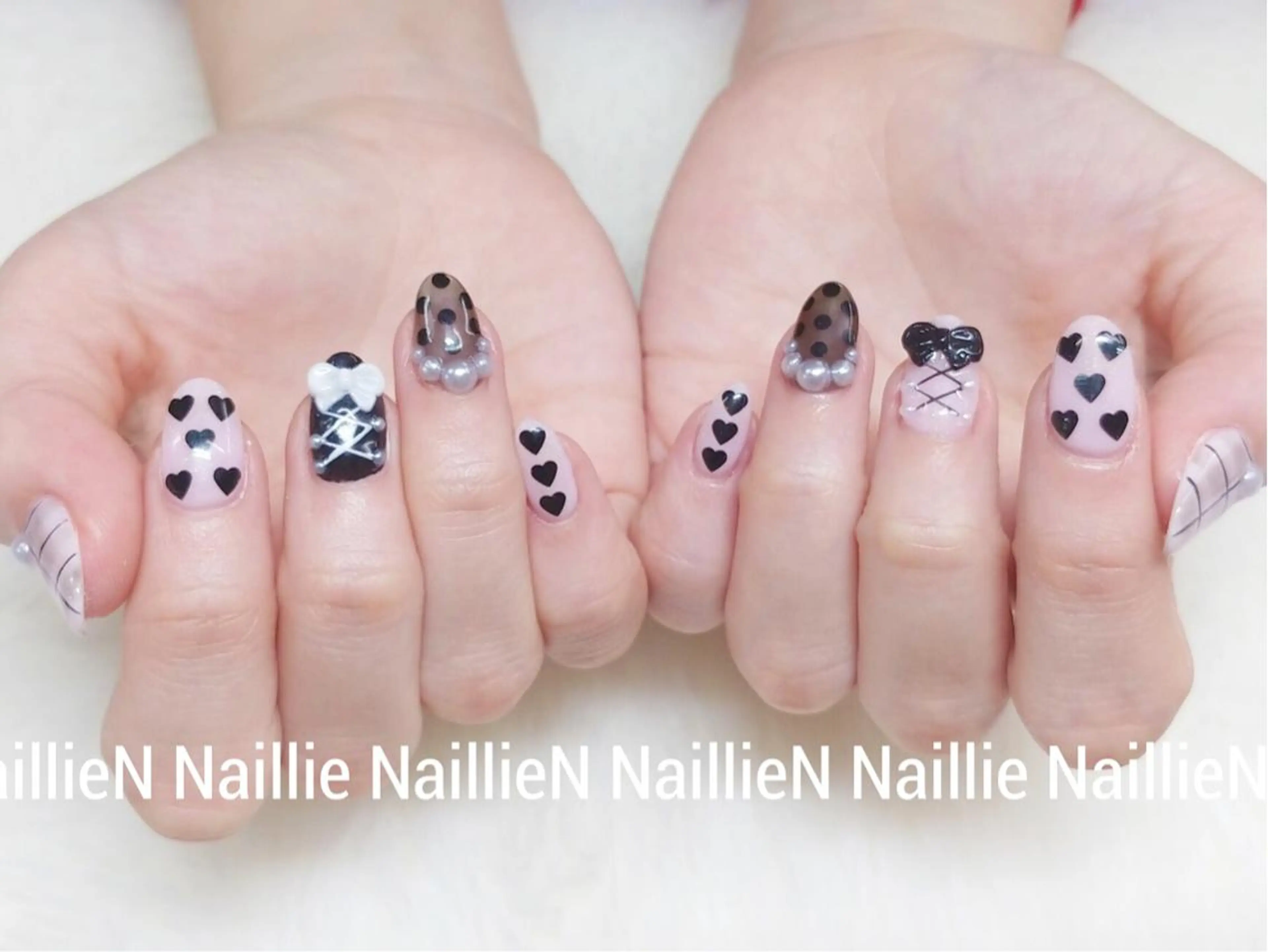 ネイル ガーリー ハンドネイル Nail lieNのネイルデザイン
