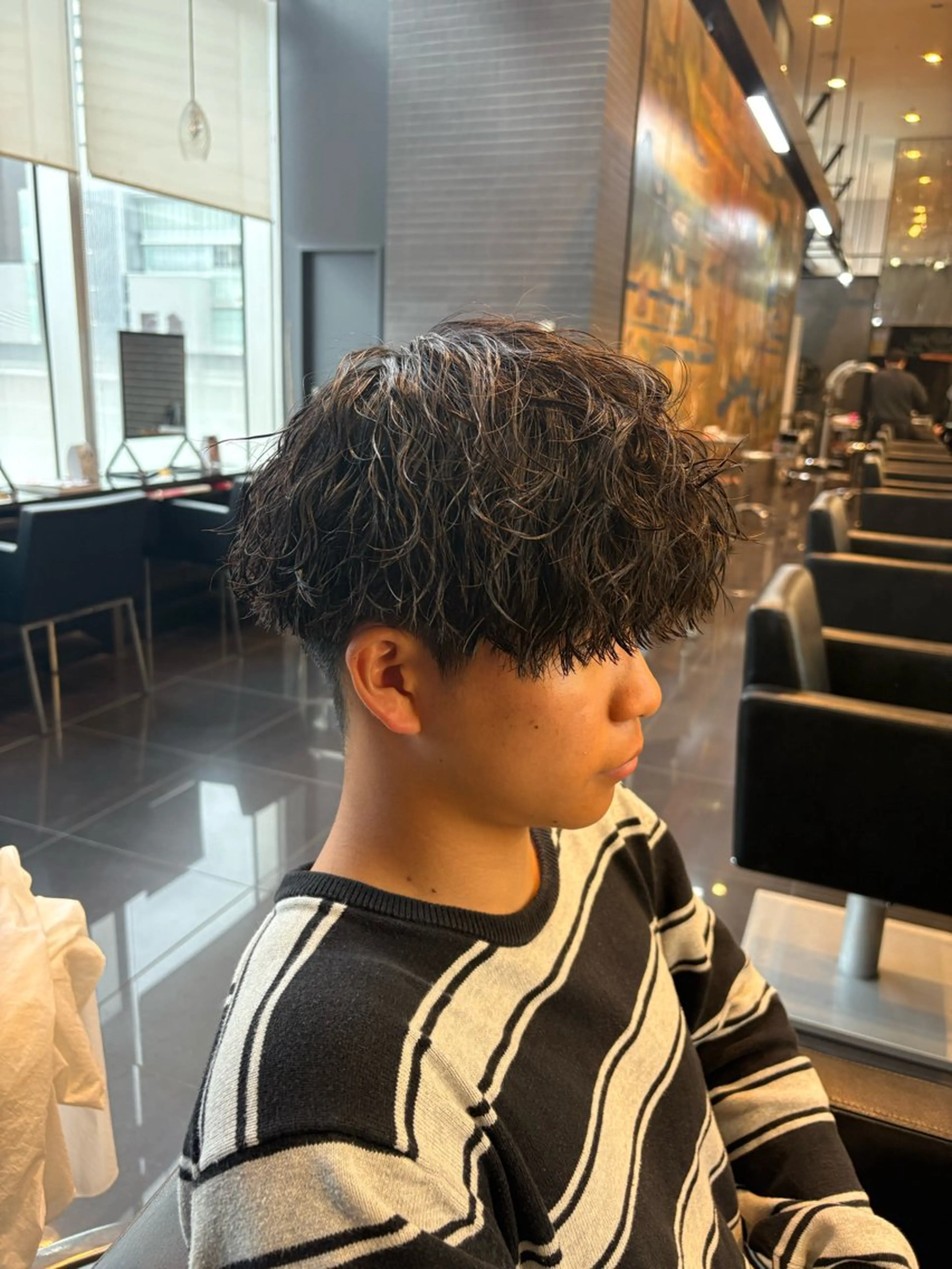 パーマ メンズ 波巻きパーマ カット パーマ メンズ特化型美容師/ 加藤晴輝のヘアスタイル