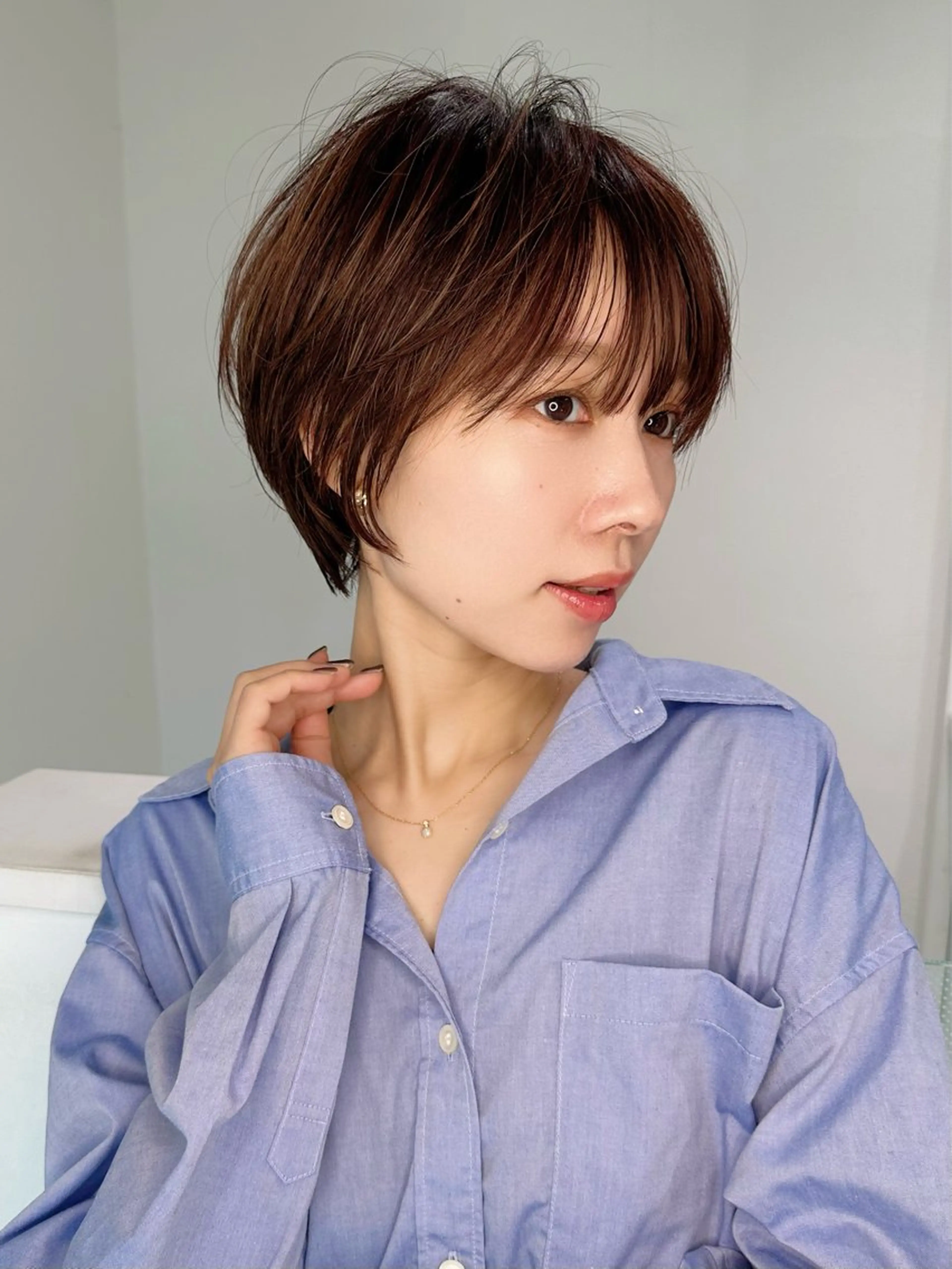 ショート カット ヘアカラー トリートメント ヘッドスパ taiga レイヤー /髪質改善/矯正🌈のヘアスタイル