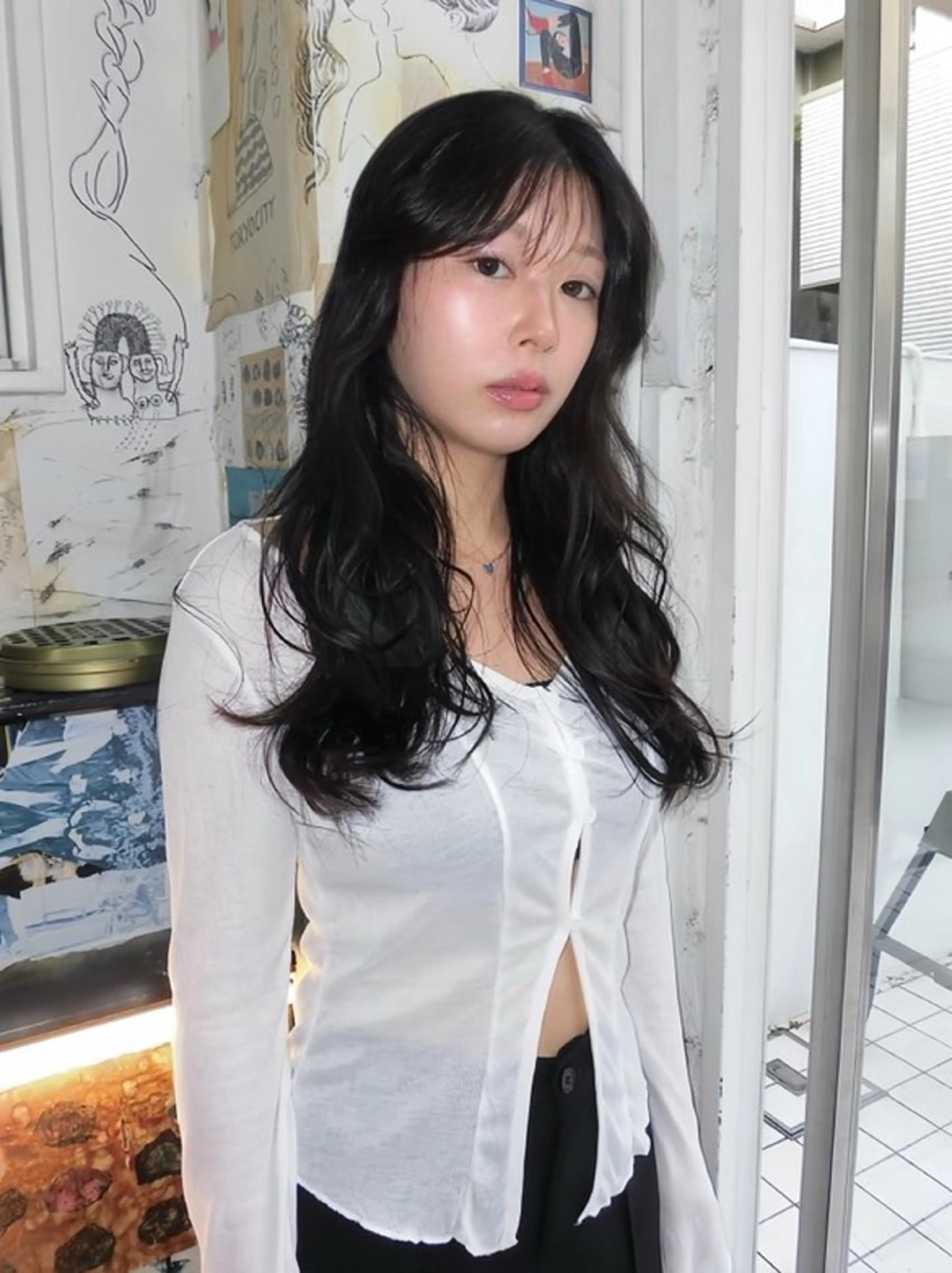 ロング 工藤 姫和のヘアスタイル