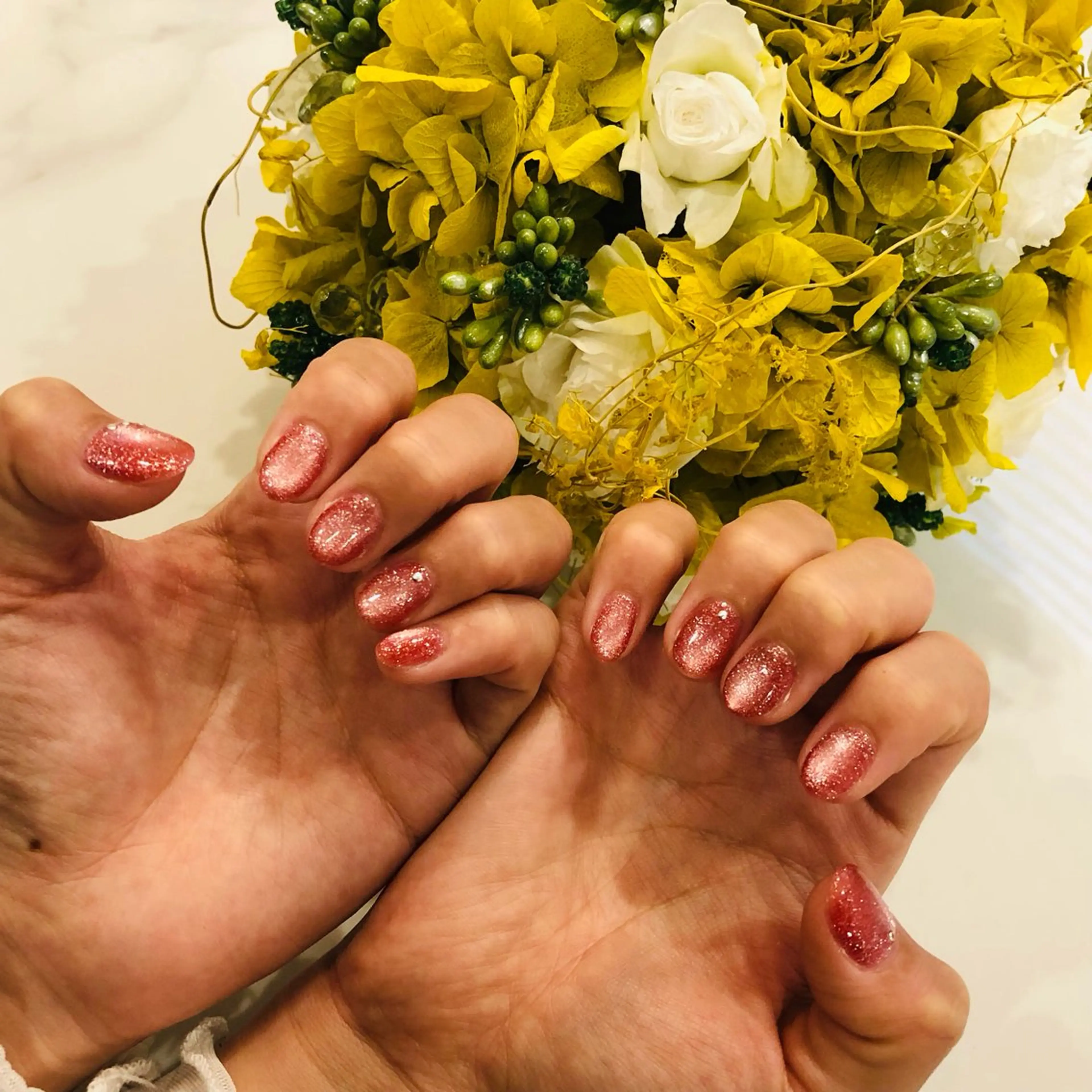 ネイル マグネットネイル オフィスネイル シンプルネイル ハンドネイル 清谷 あすかのネイルデザイン