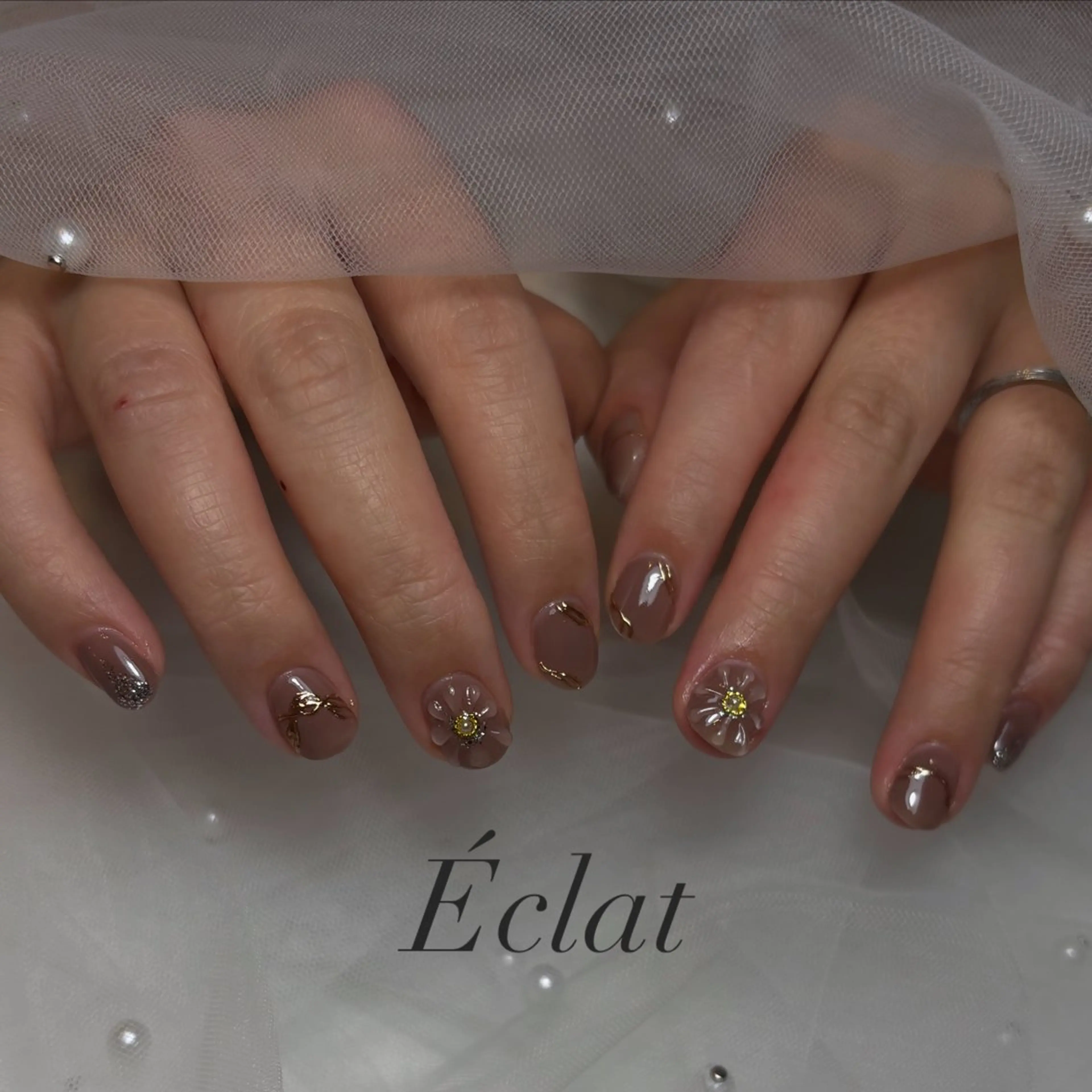 ネイル ハンドネイル nail salon Éclatのネイルデザイン
