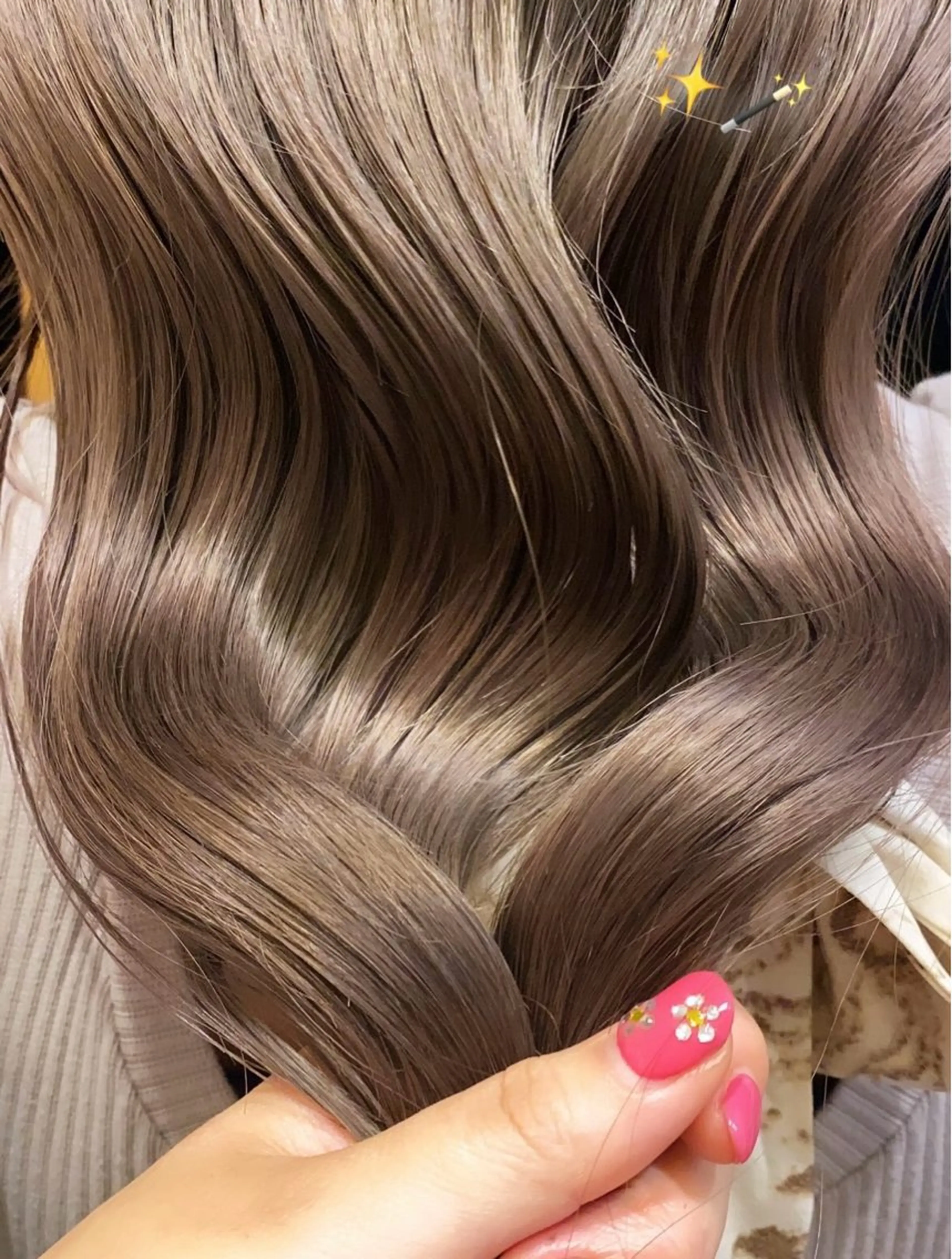 カラー ブリーチ ハイトーンカラー ヘアカラー vince gio 彩織のヘアスタイル