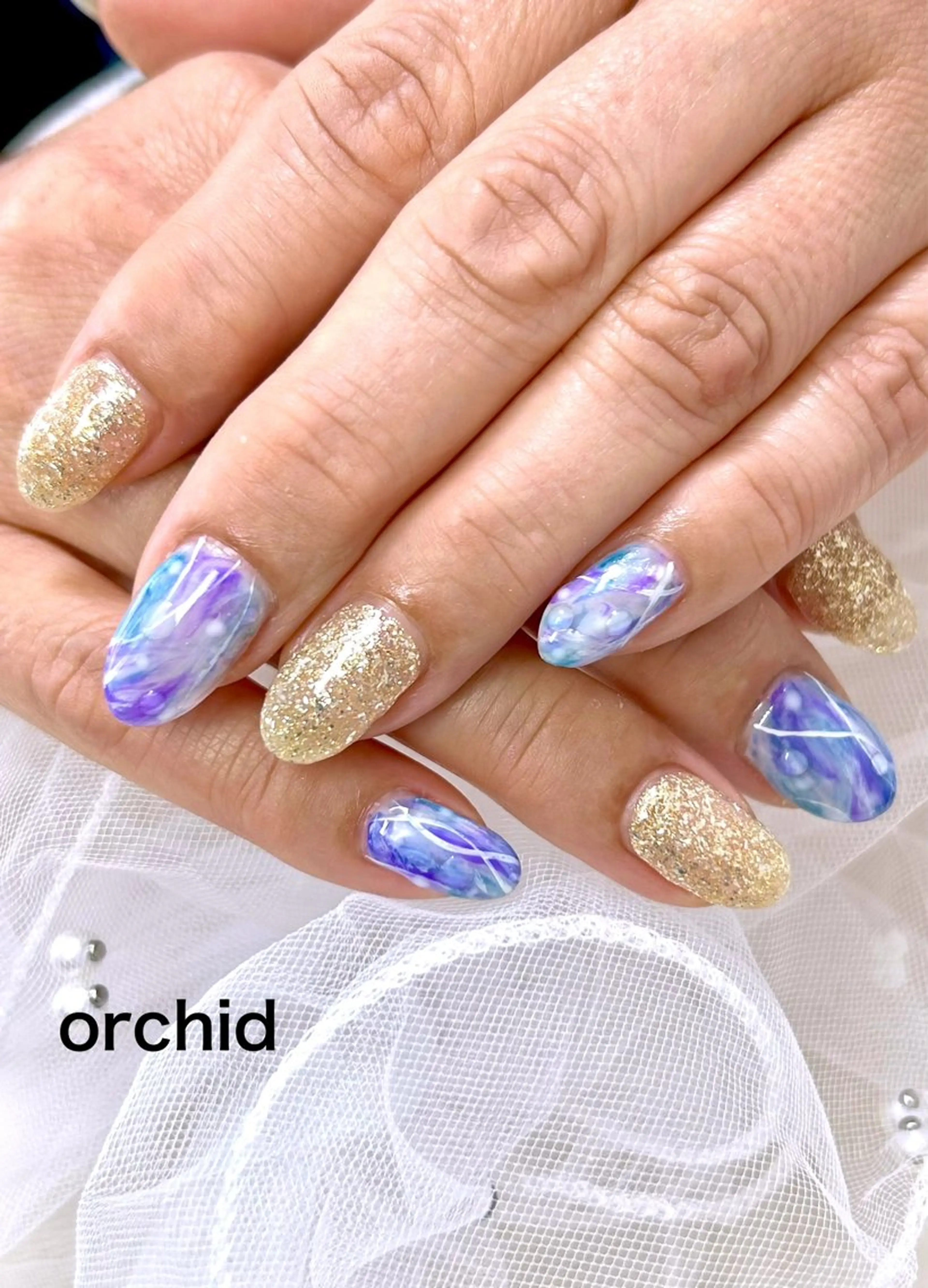 ネイル orchid ♡オーキッドのネイルデザイン