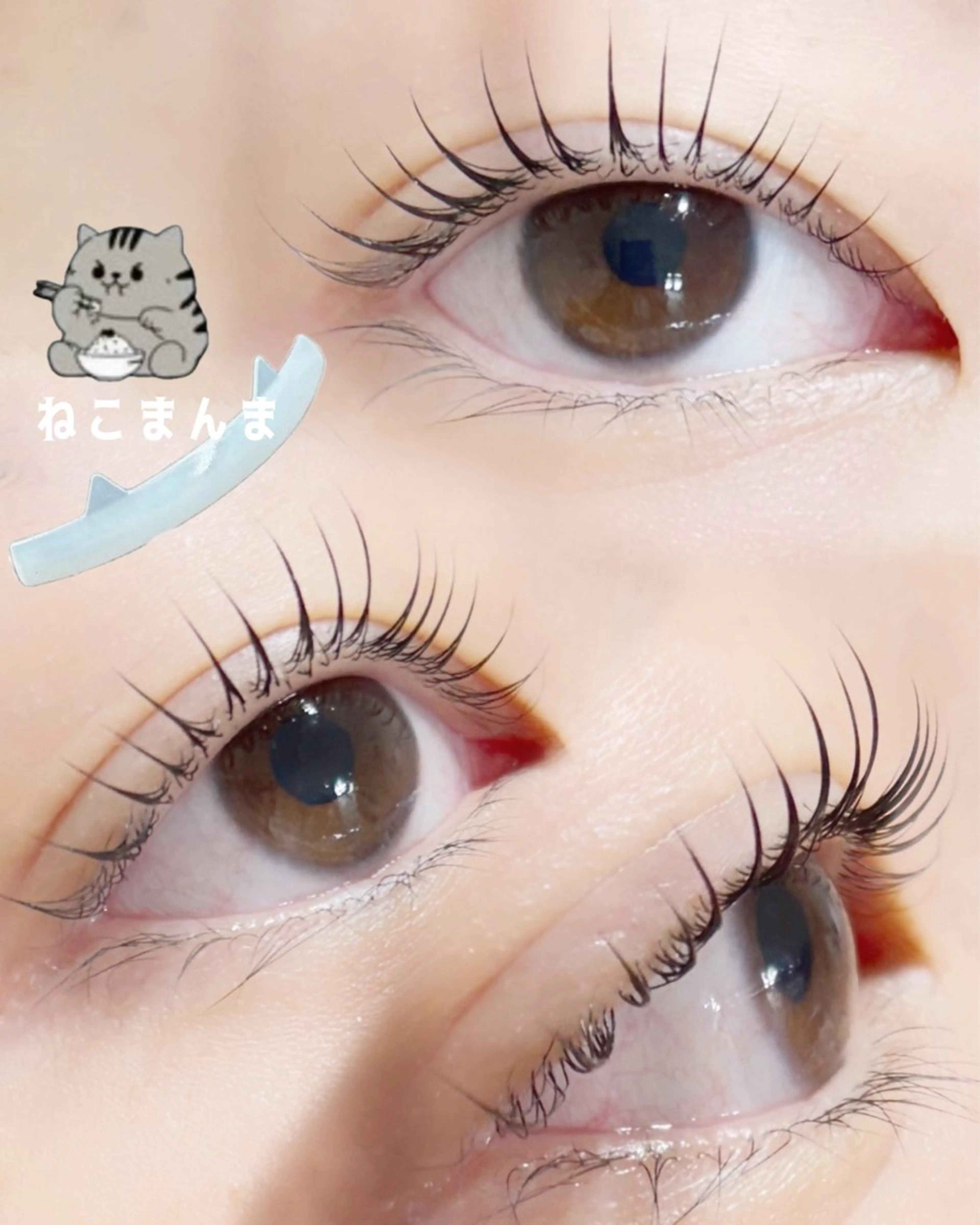 マツエク・マツパ まつげパーマ 一重×まつ毛パーマ マツパ charm所属・charm 【📍大名】のマツエク・マツパデザイン