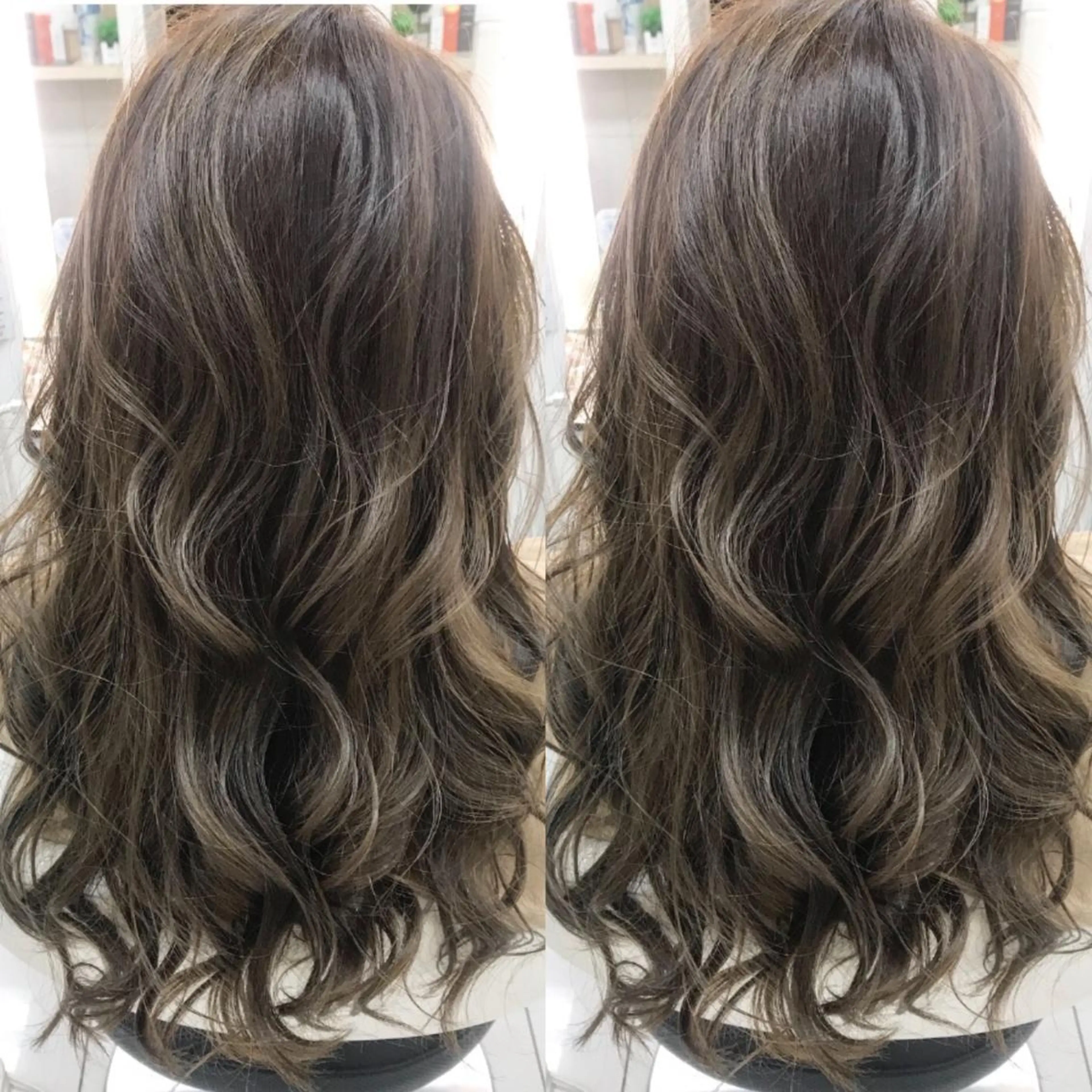 ロング カラー ヘアアレンジ 盛れる韓国ヘア♡ 🌻鈴木花🌈のヘアスタイル