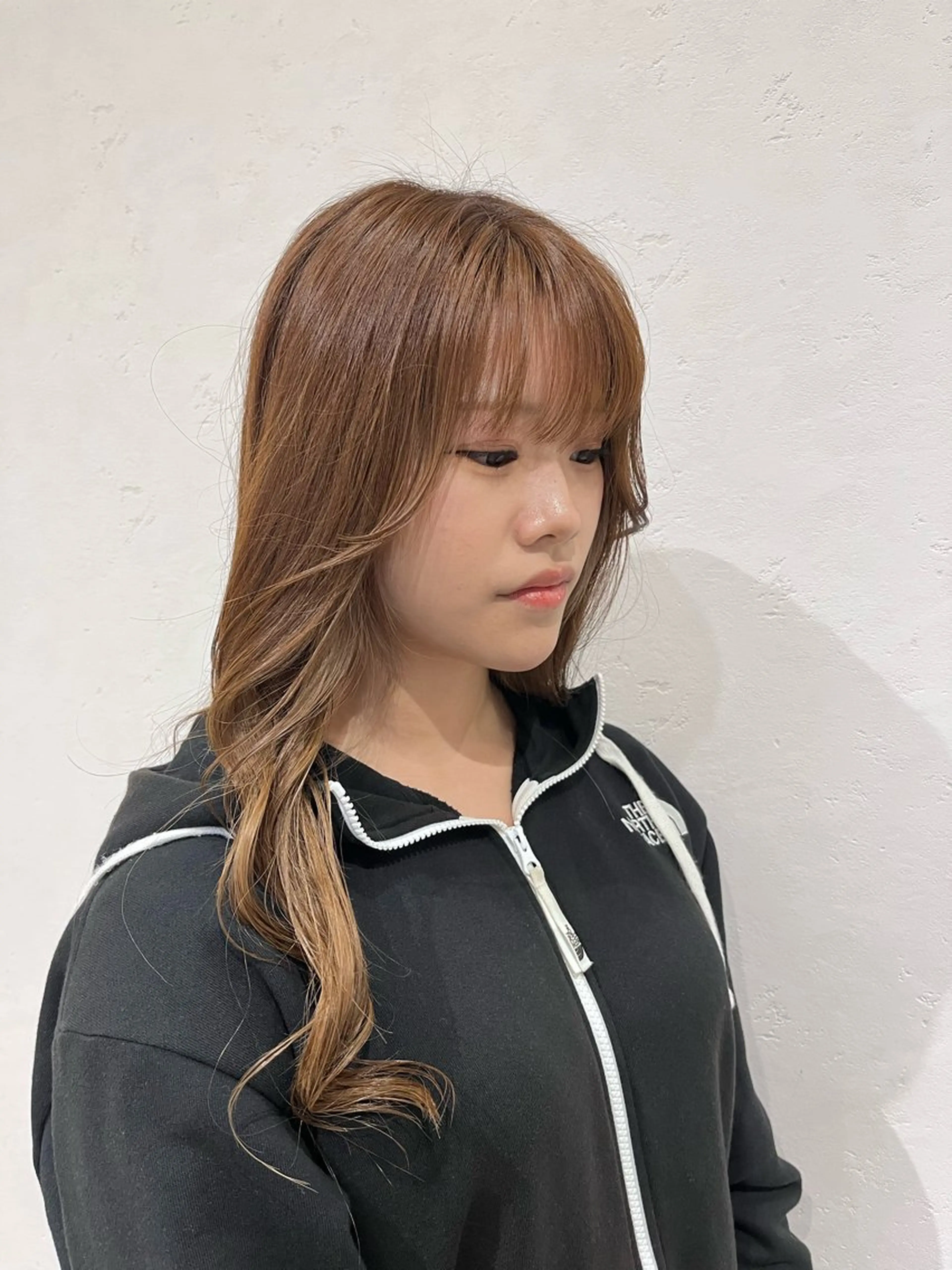 ロング 北島 遥香🫧インナ ー /ベージュカラーのヘアスタイル