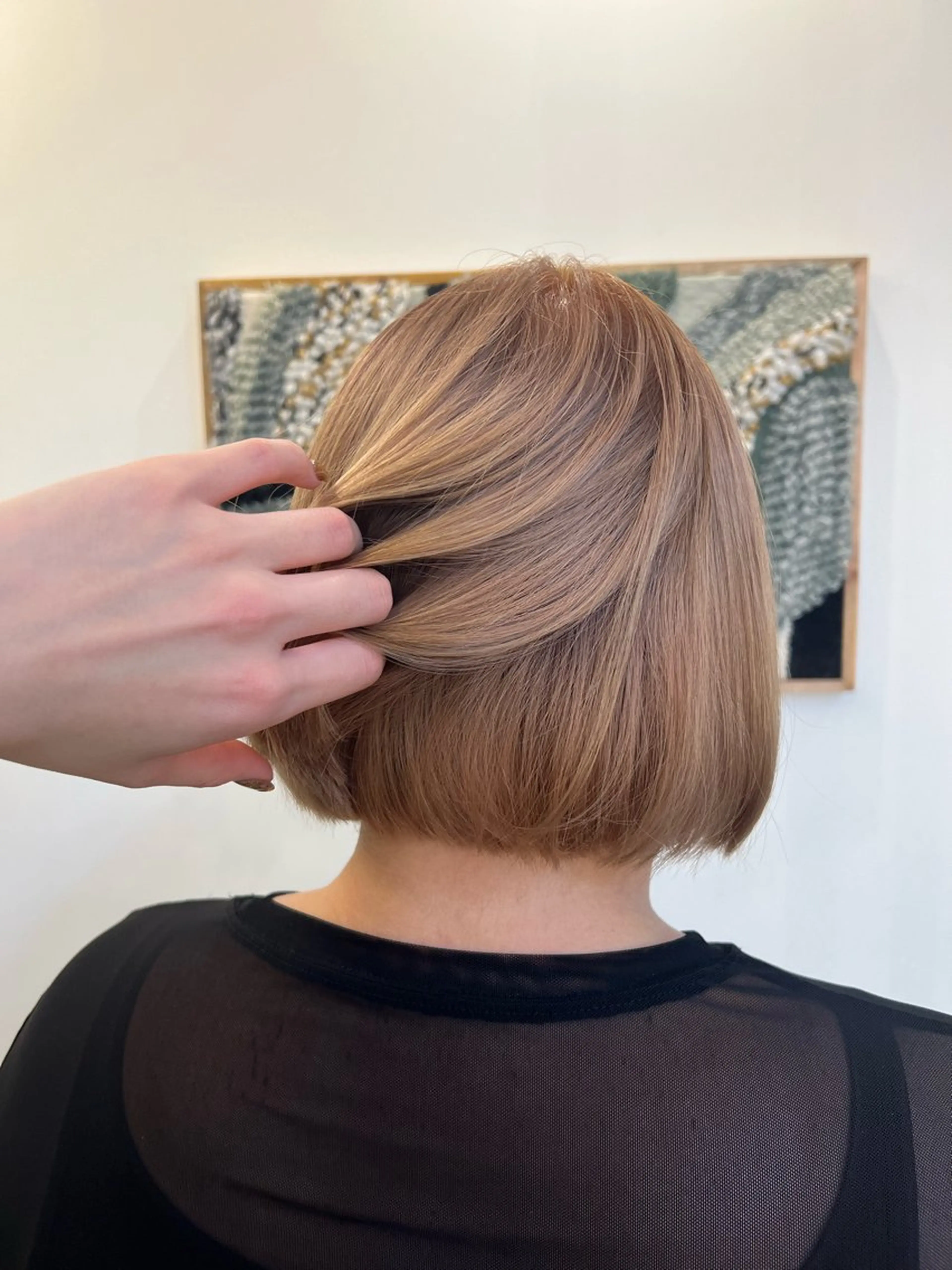 【デザインも可能🙆‍♀️】ケアブリーチ＋カラーの写真