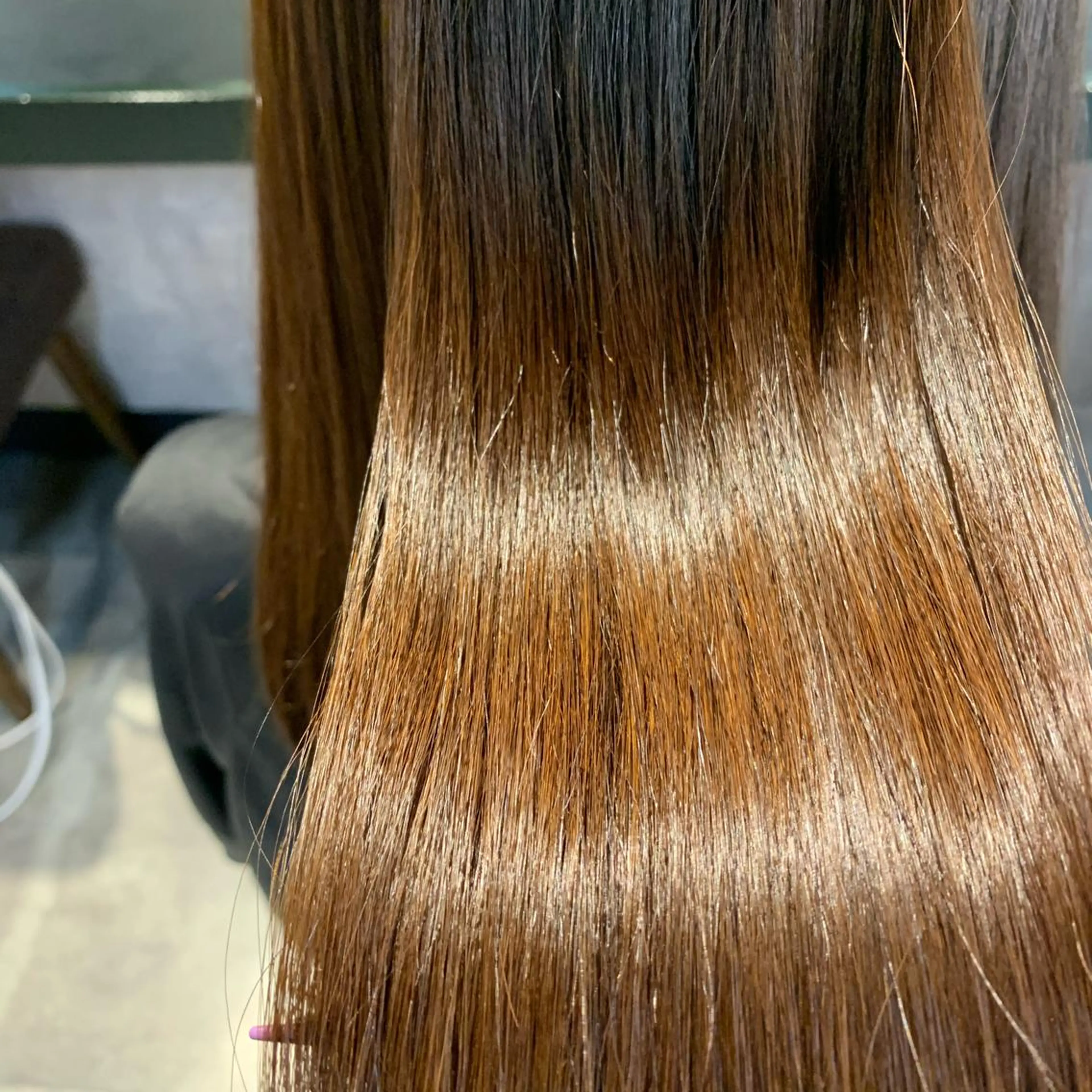 ロング カット 縮毛矯正 トリートメント stylist/ボブ ことの/韓国レイヤーのヘアスタイル