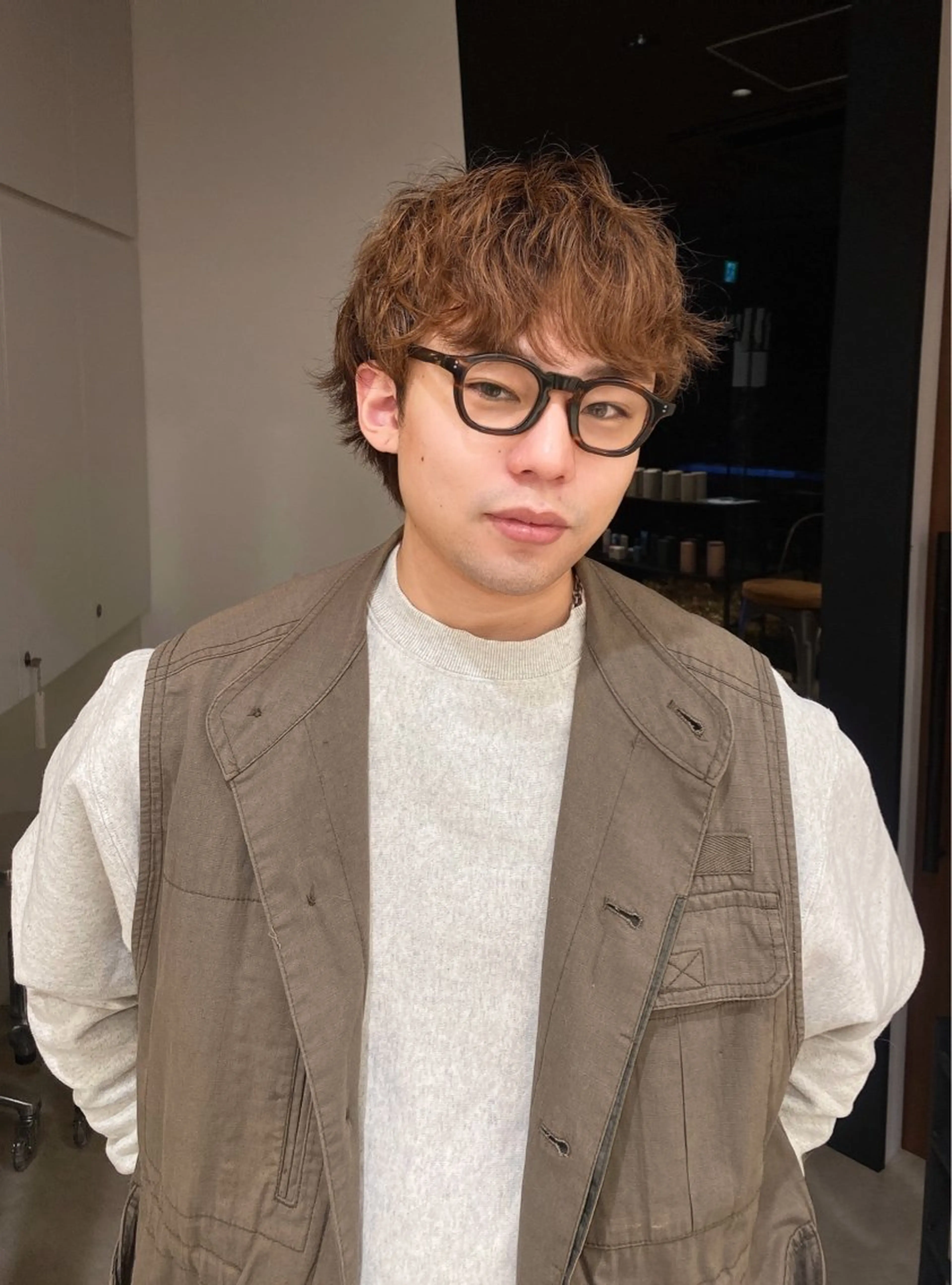 ショート パーマ カット パーマ yui 野々市市のヘアスタイル