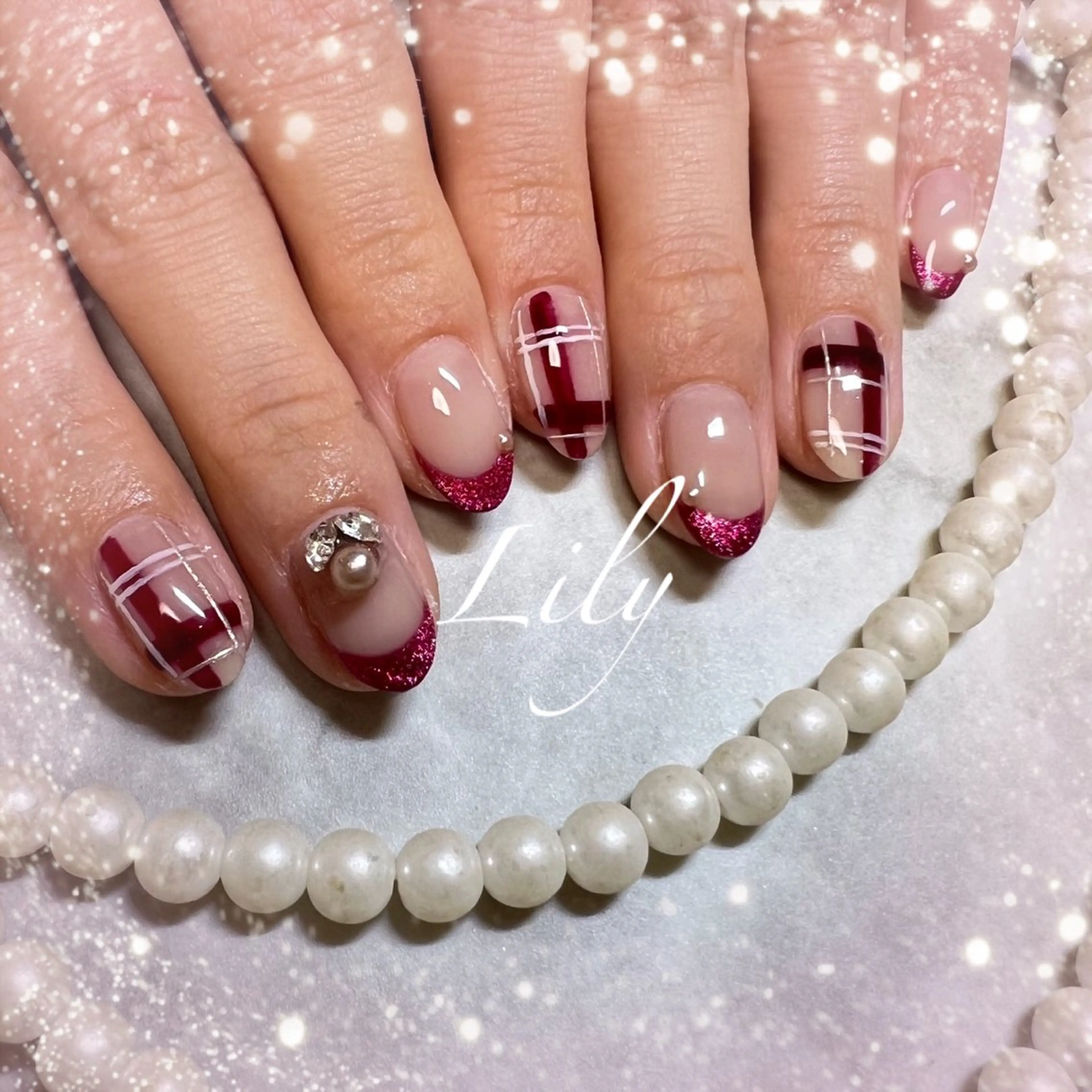 ネイル ハンドネイル Lily*nail 🌻Mii🌻のネイルデザイン