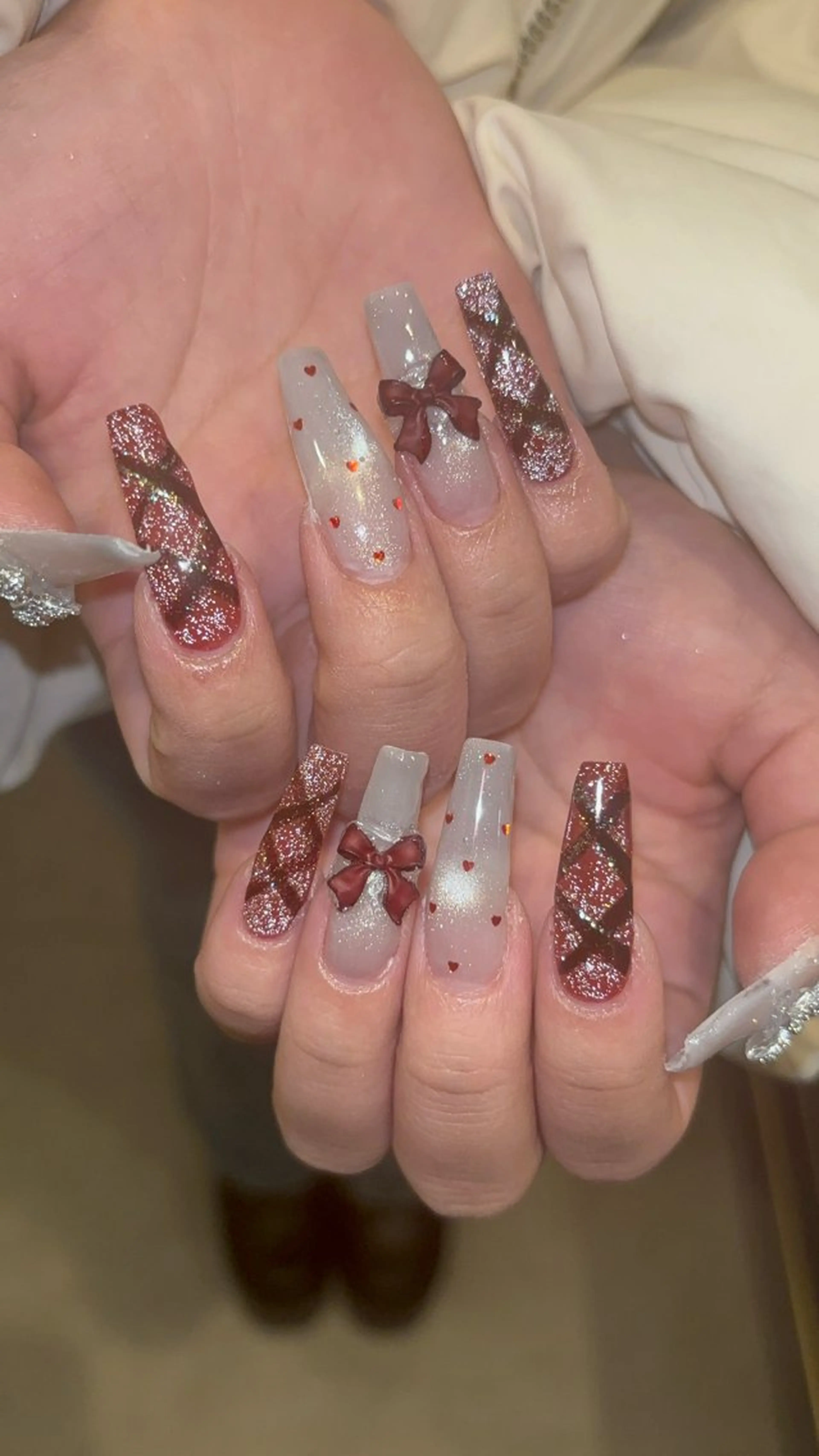 🎀〜付け放題・持ち込みデザイン𓂃🎀🉐の写真