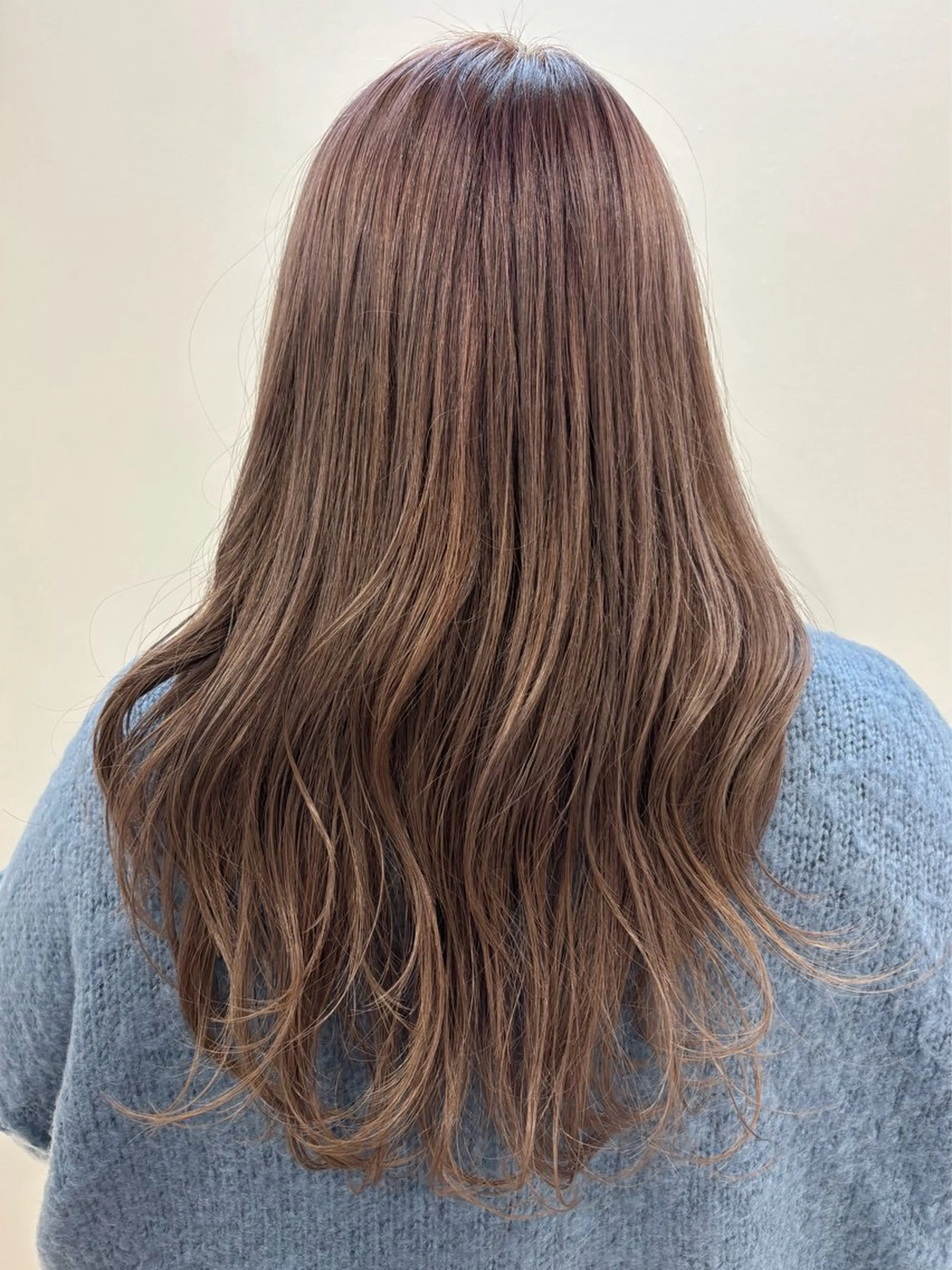 ベージュ系カラー（ワンカラー）＋2stepトリートメントの写真