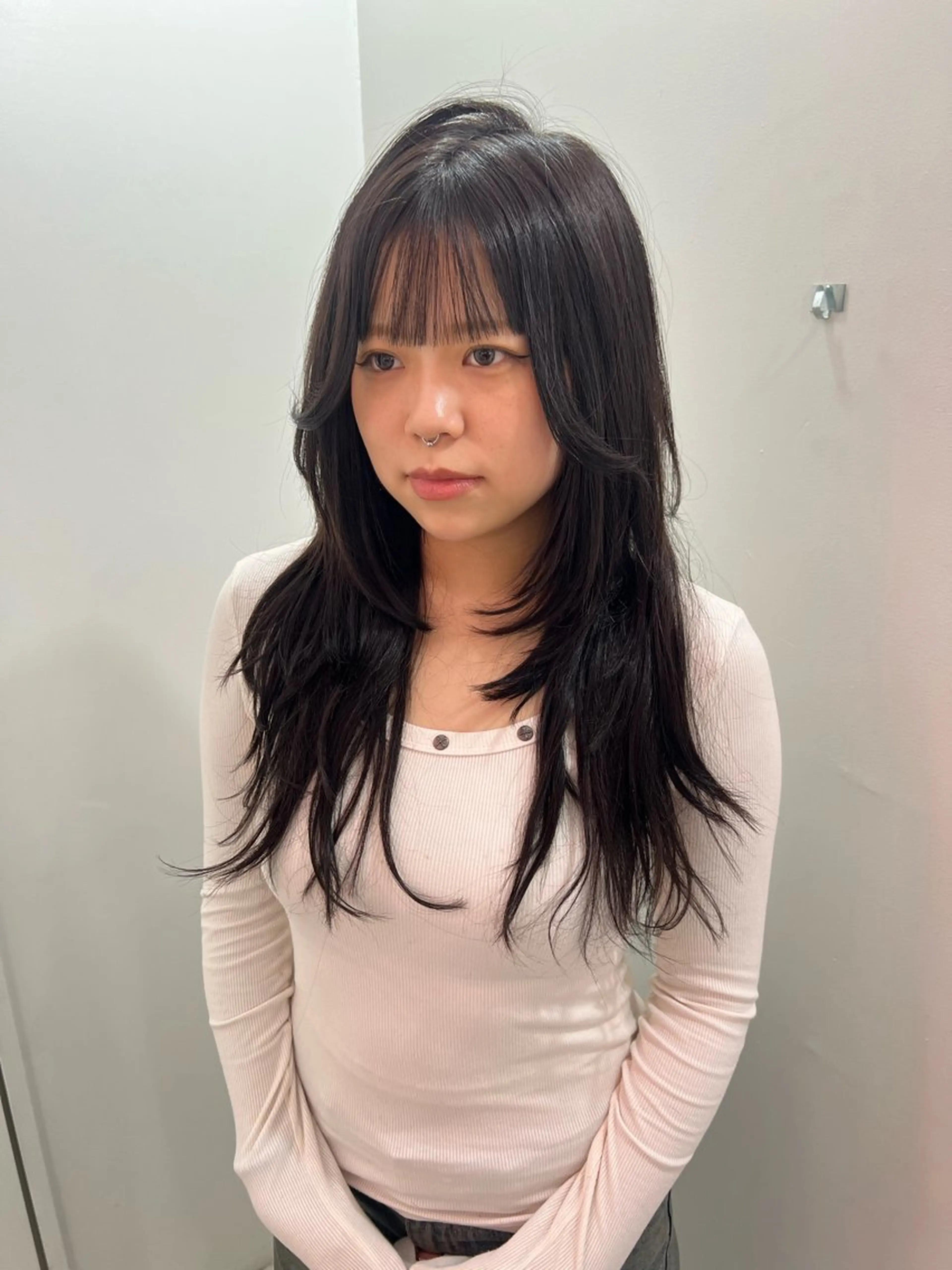 ミディアム エクステ 💥ウルフカット デザインあんな💥のヘアスタイル